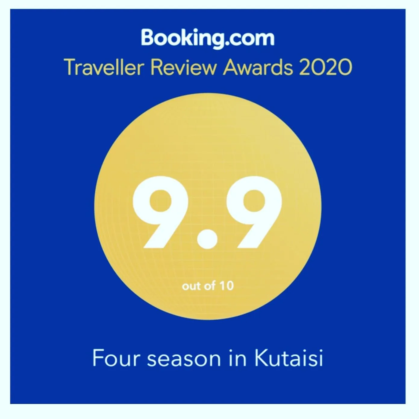 Logo/Certificate/Sign in Four Seasons in Kutaisi