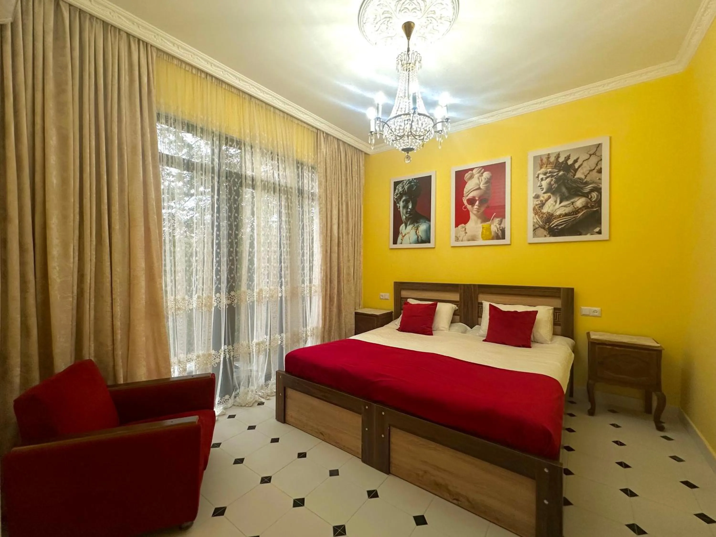 Bed in Four Seasons in Kutaisi