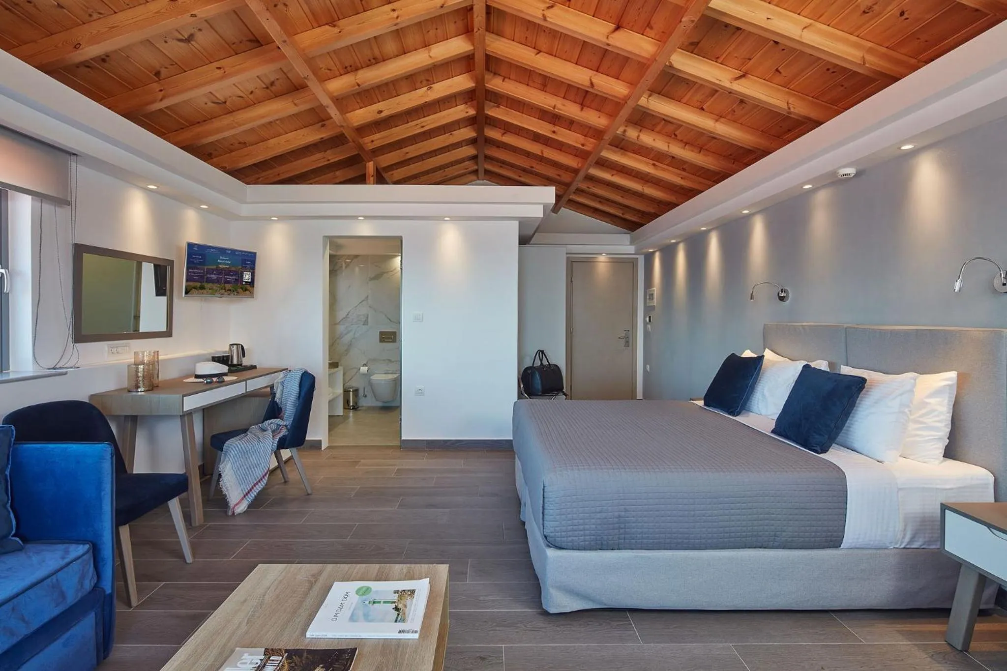 Photo of the whole room, Bed in ALKINOI RESORT AND SPA