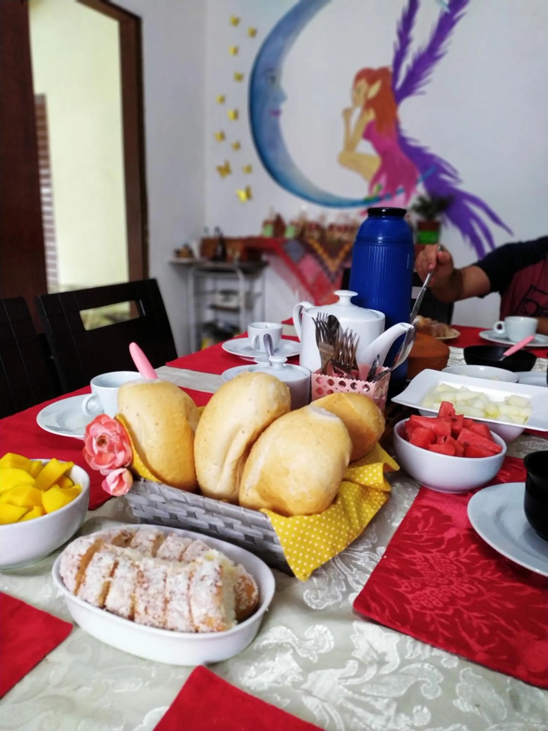 Food and drinks in Hostel Portal Das Fadas