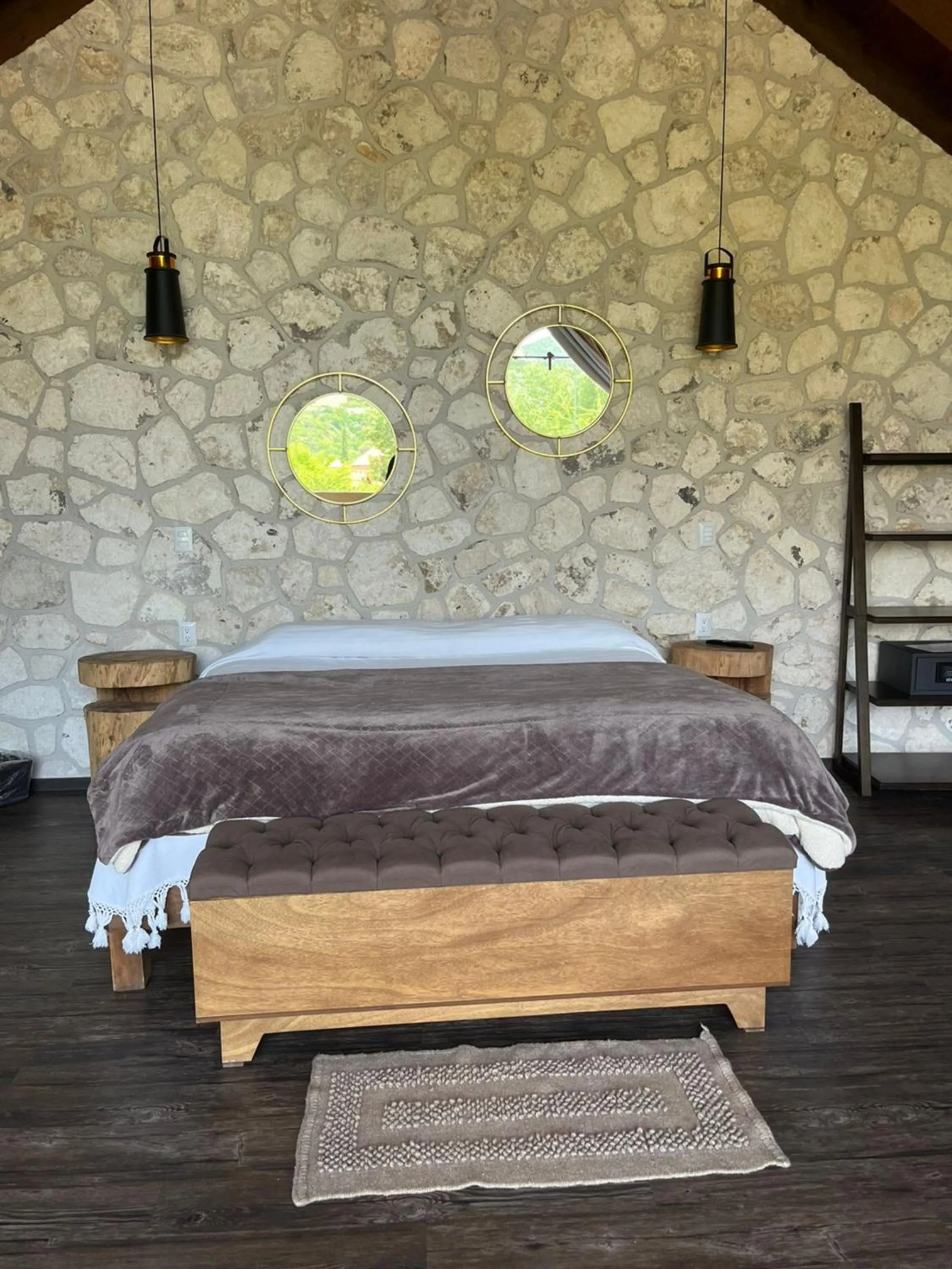 Bed in Zidada Hotel and Chalets