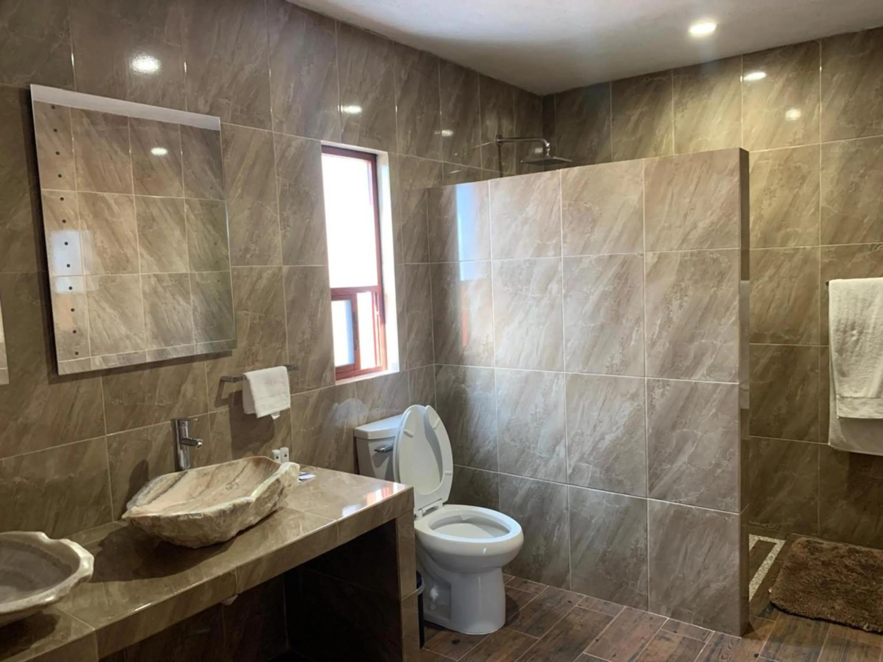 Bathroom in Zidada Hotel and Chalets