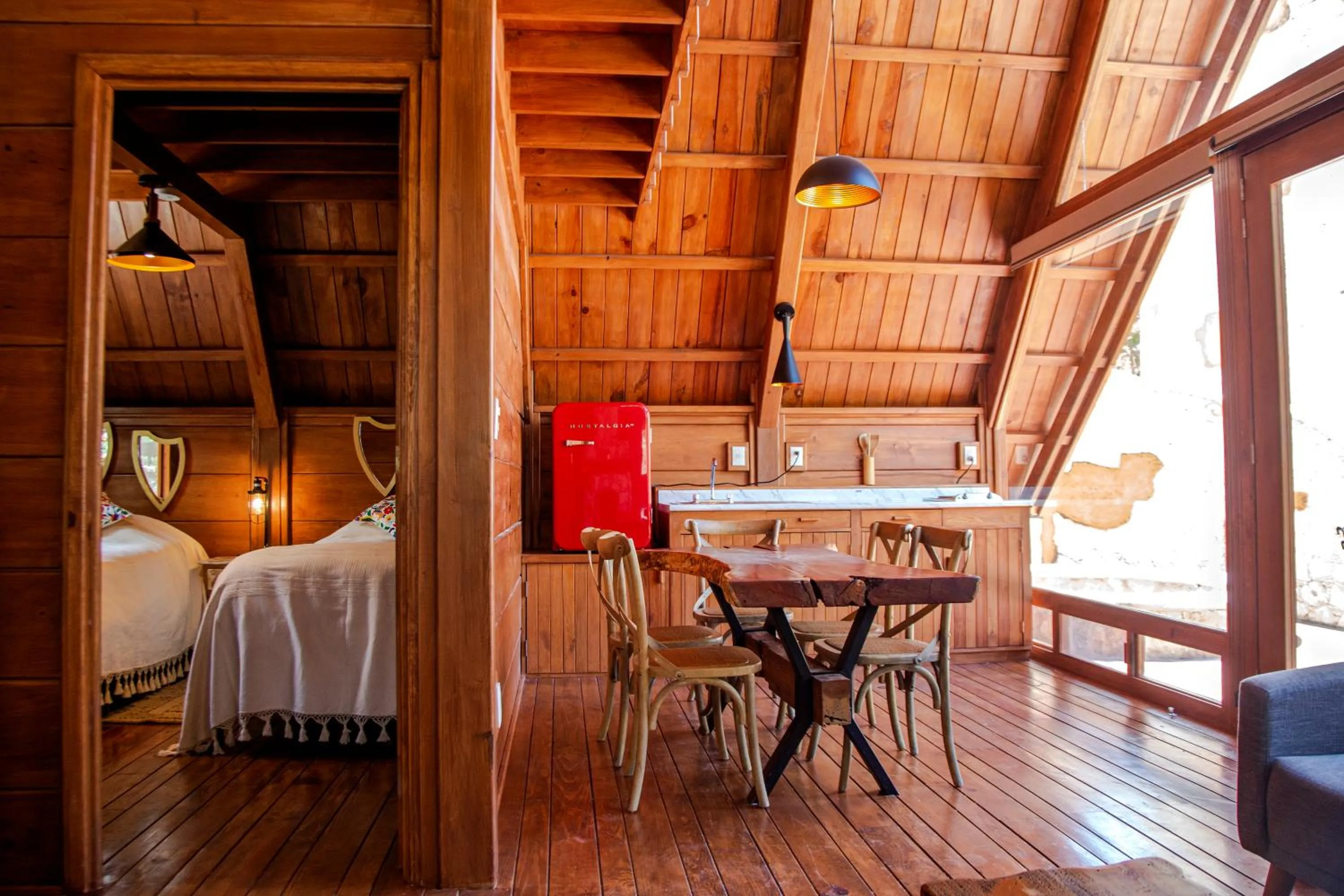 Dining area, Bed in Zidada Hotel and Chalets