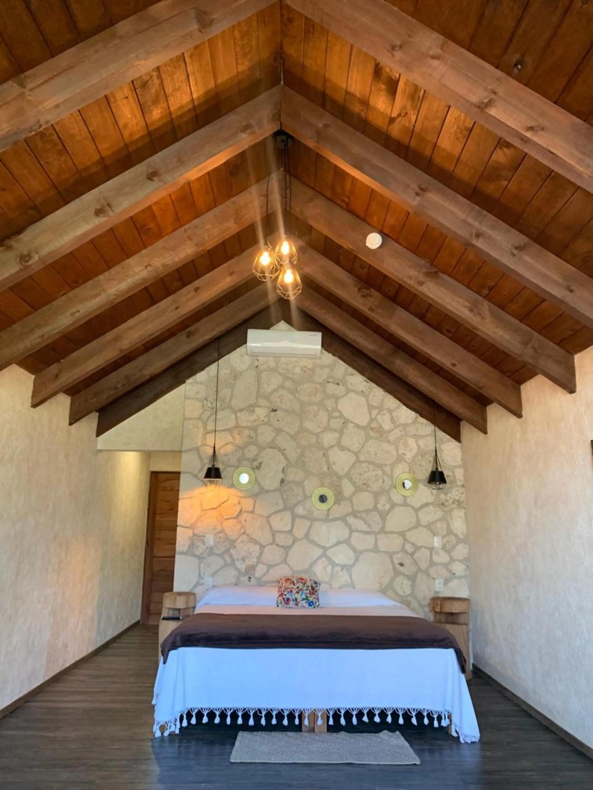 Bed in Zidada Hotel and Chalets