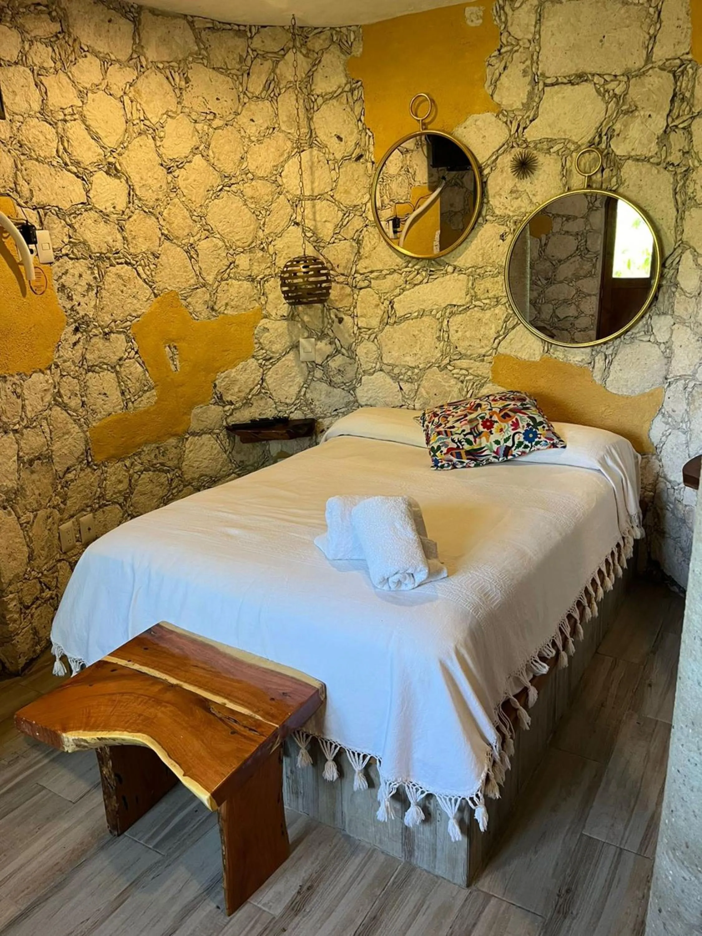 Bed in Zidada Hotel and Chalets