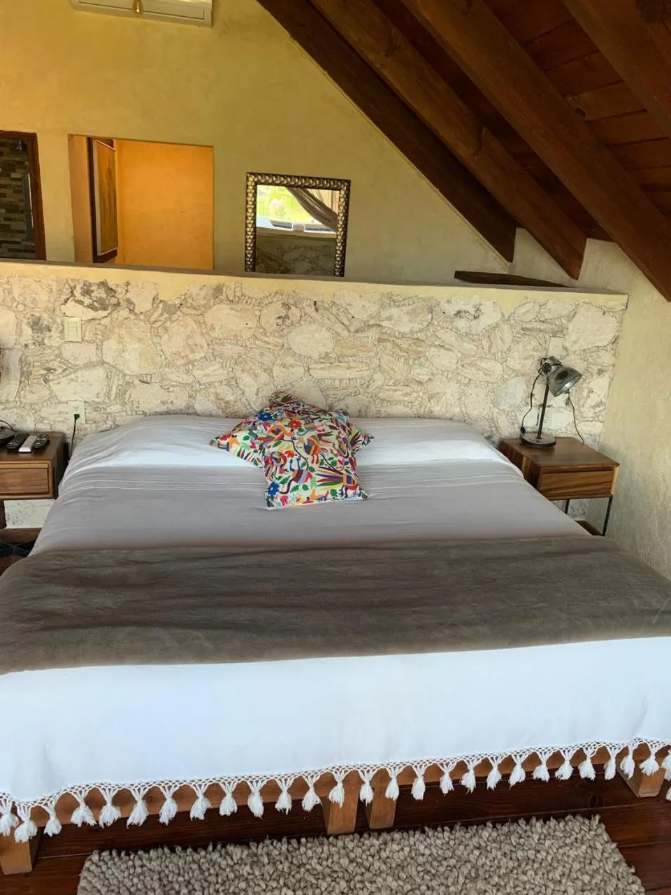 Bed in Zidada Hotel and Chalets