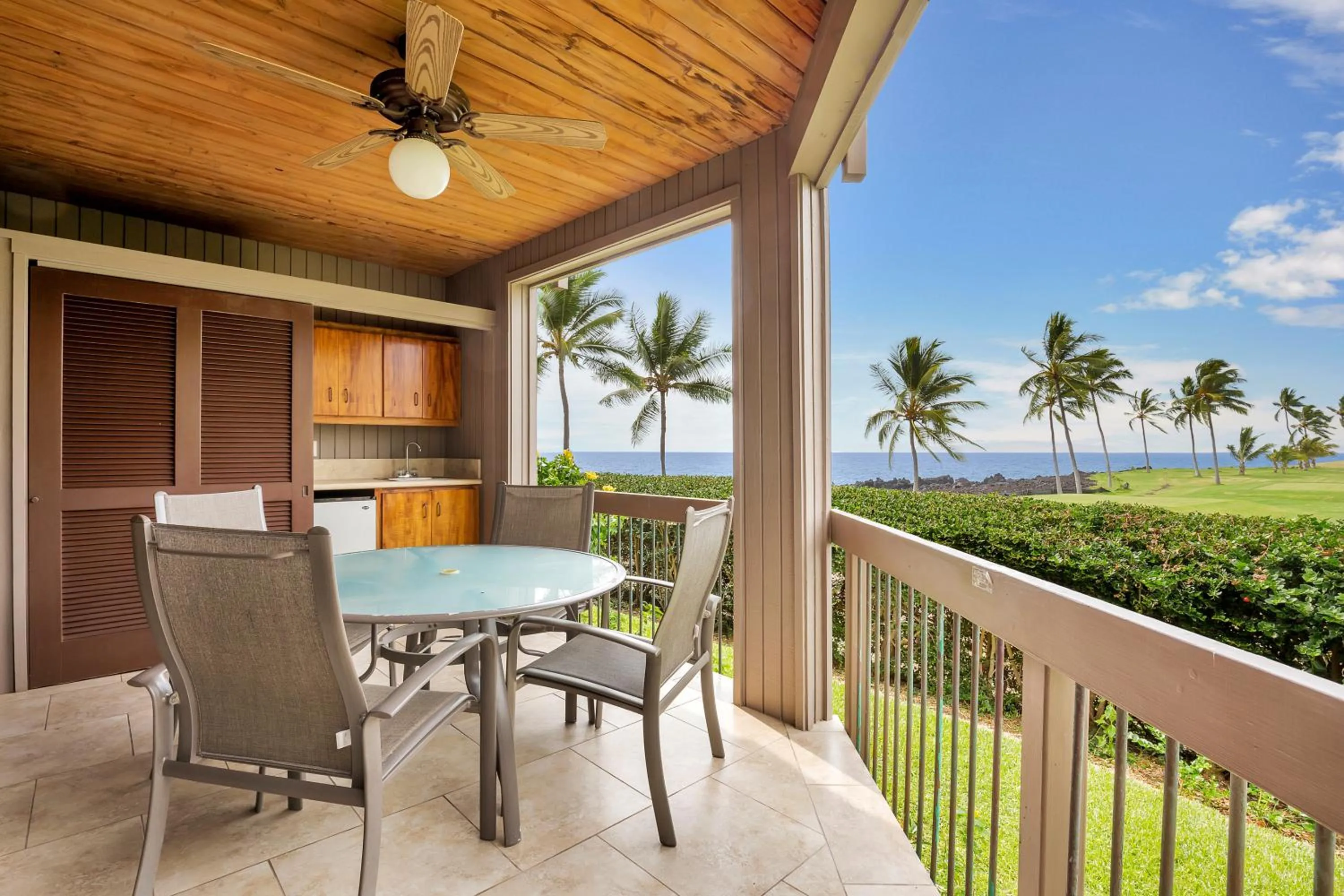 Balcony/Terrace in Castle Kanaloa at Kona