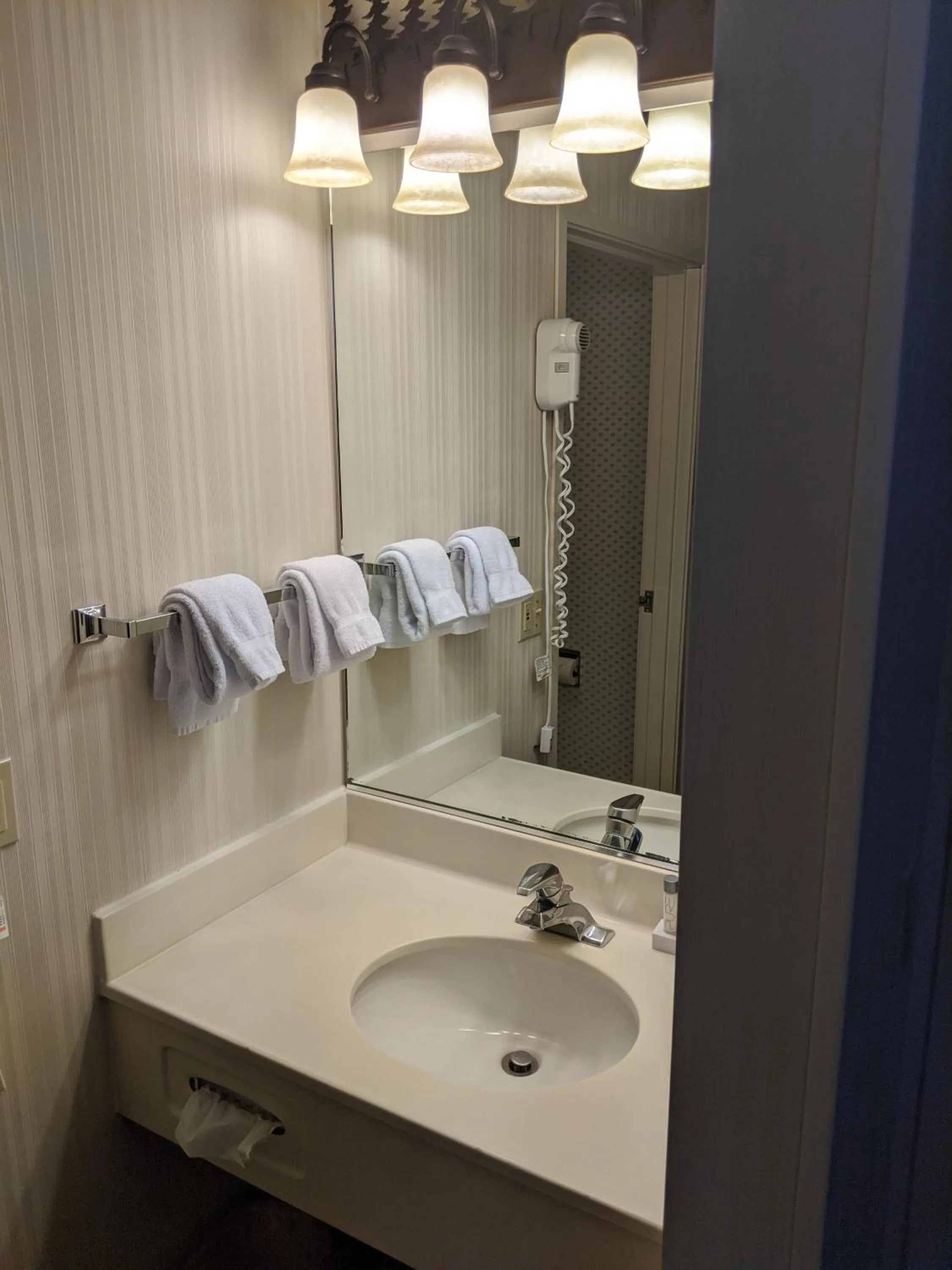 Bathroom in Clubhouse Inn