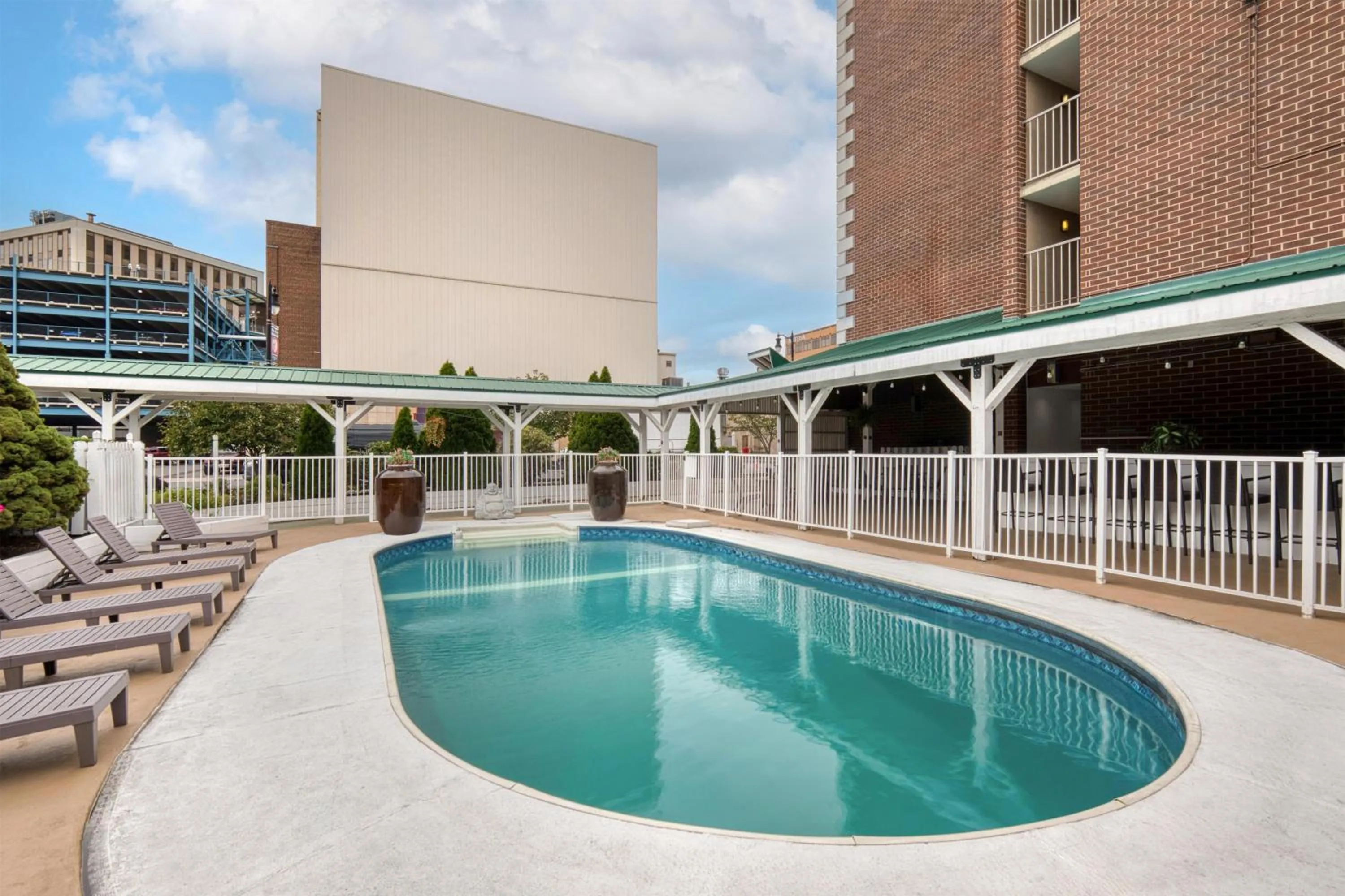 Pool view in Best Western Plus Wilkes Barre Center City