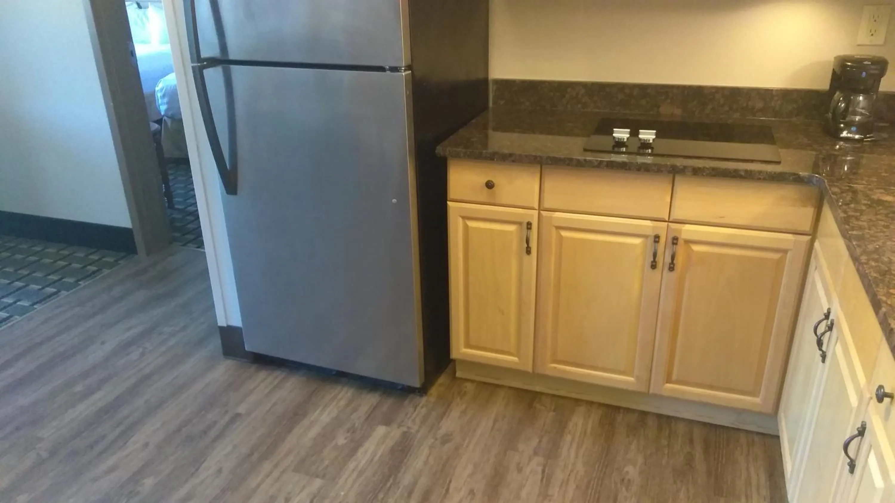 Kitchen or kitchenette in Hawthorn Extended Stay by Wyndham Conyers