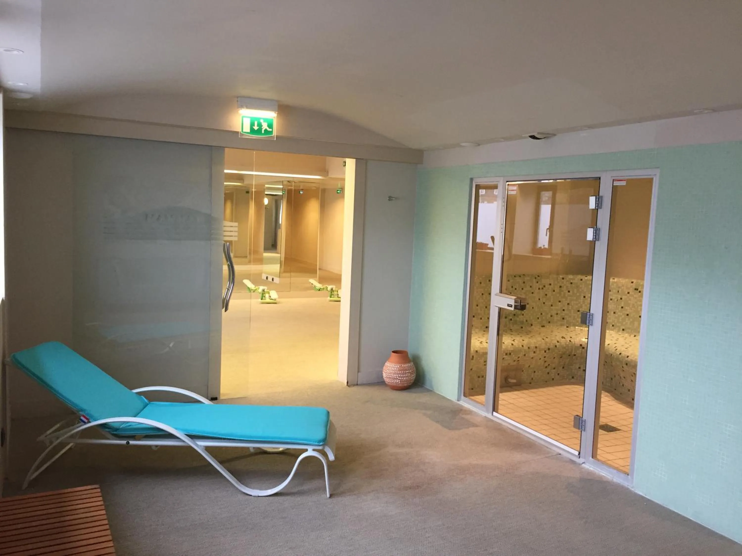 Steam room in Hotel du Casino