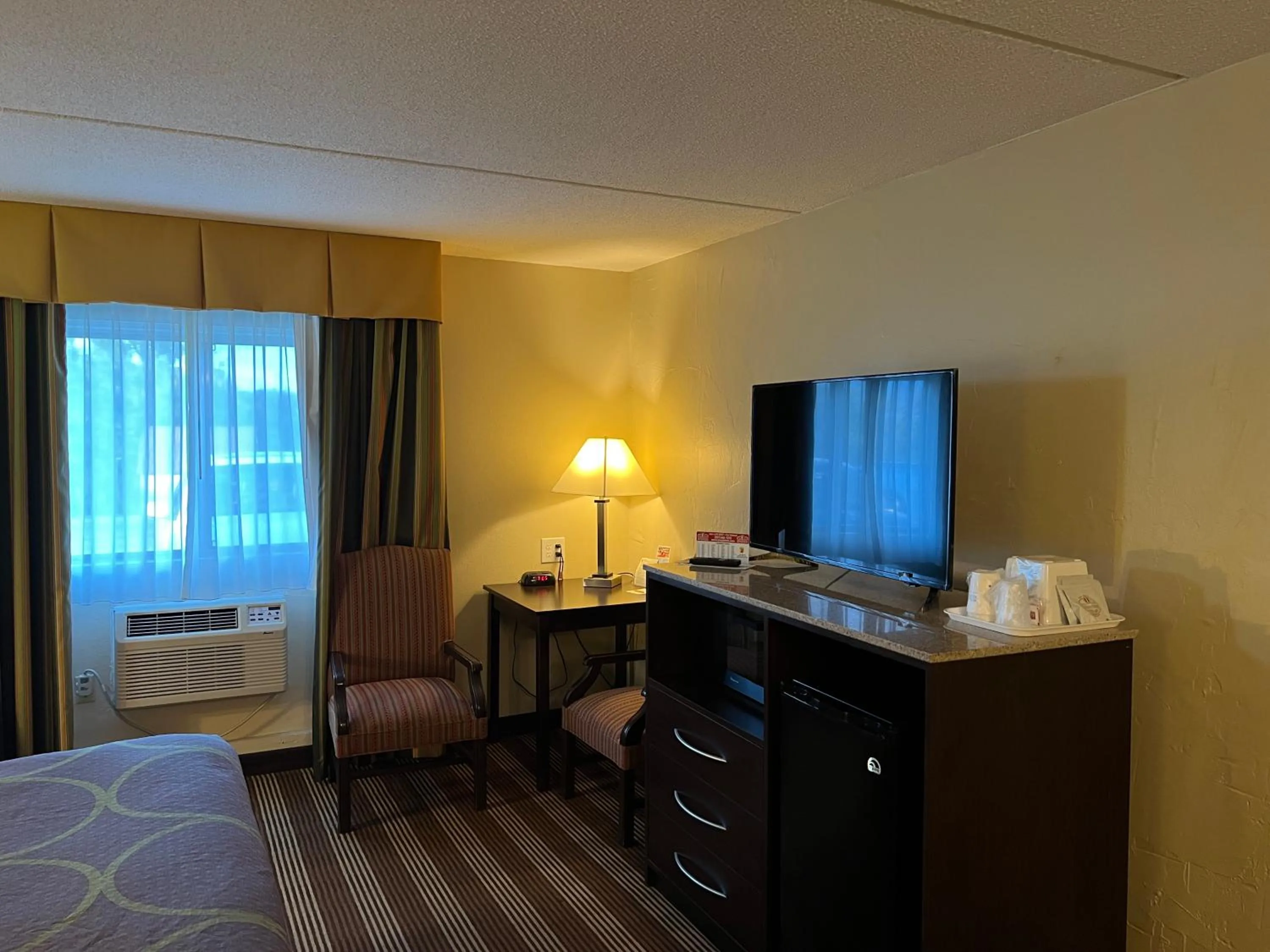 TV and multimedia, Bed in Super 8 by Wyndham Bangor