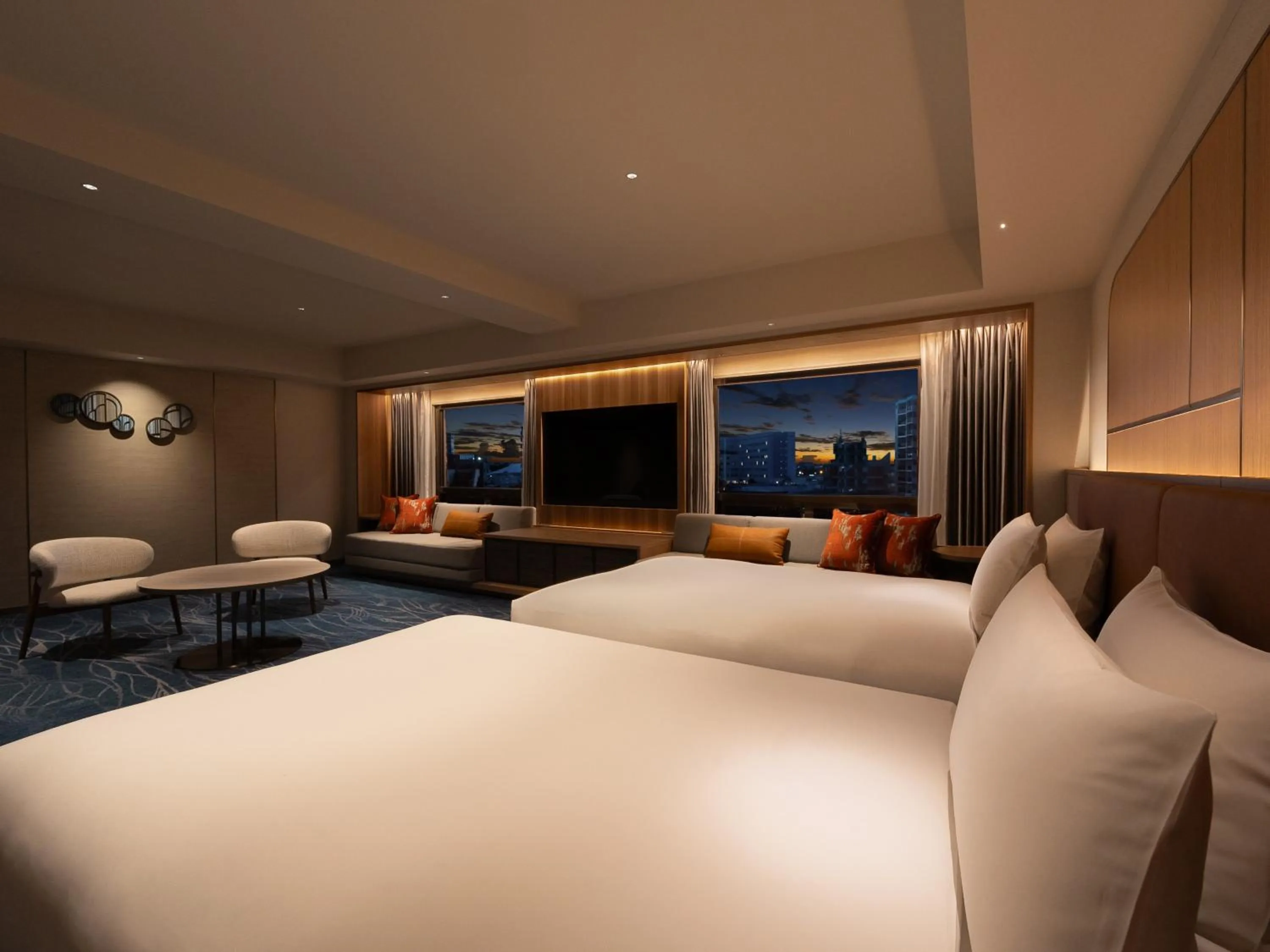 Photo of the whole room, Bed in Okinawa Harborview Hotel