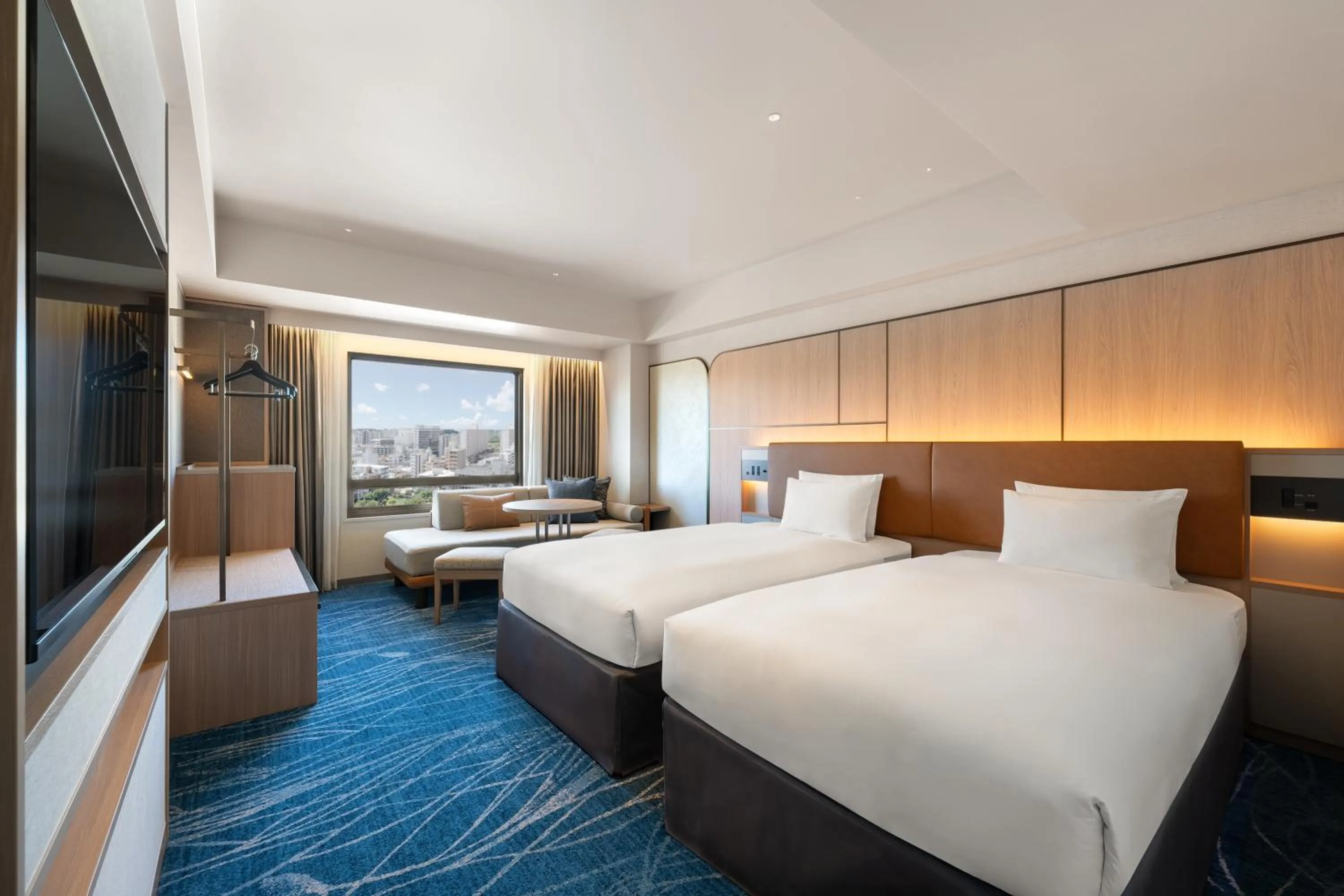 Photo of the whole room, Bed in Okinawa Harborview Hotel