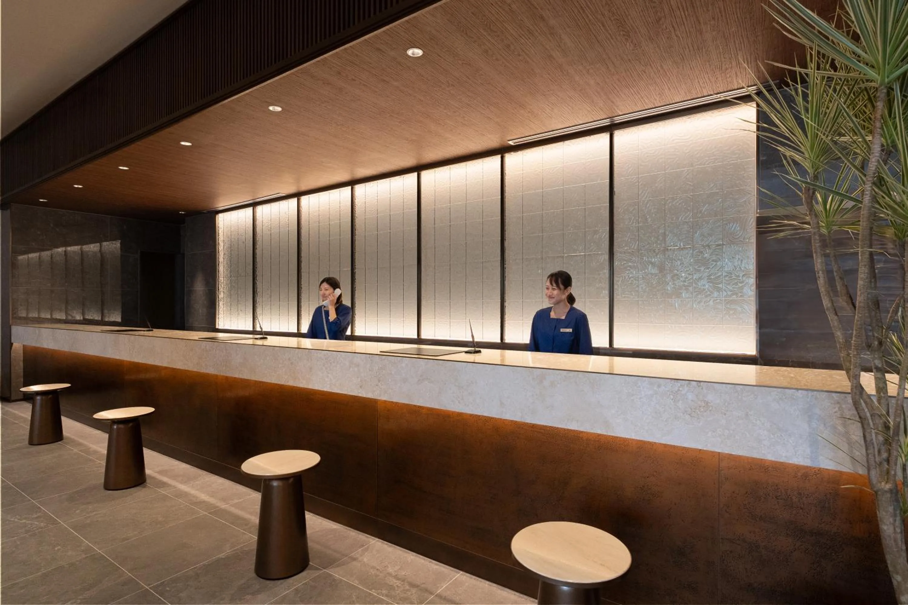 Lobby or reception in Okinawa Harborview Hotel