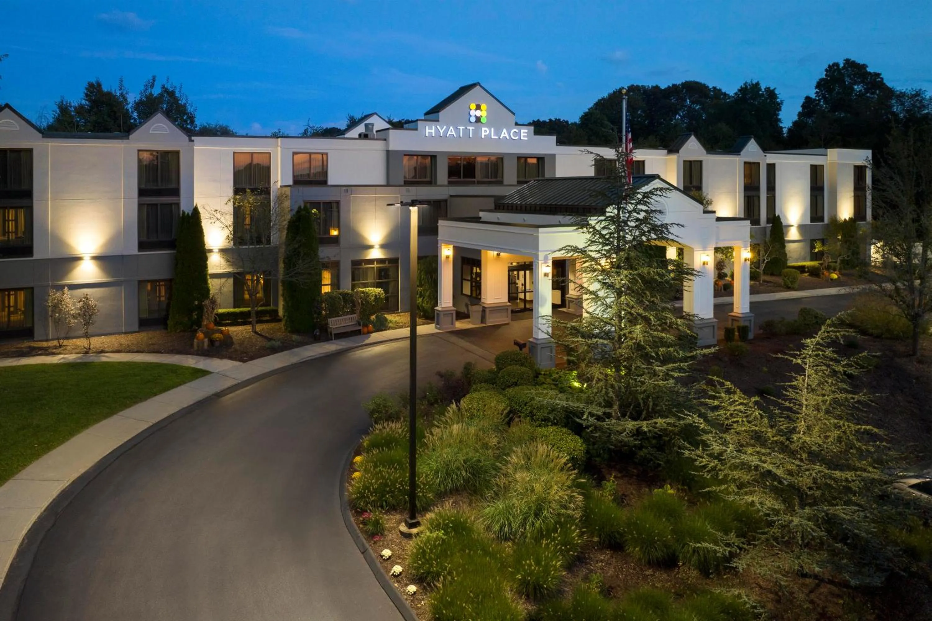 Property building in Hyatt Place Mystic