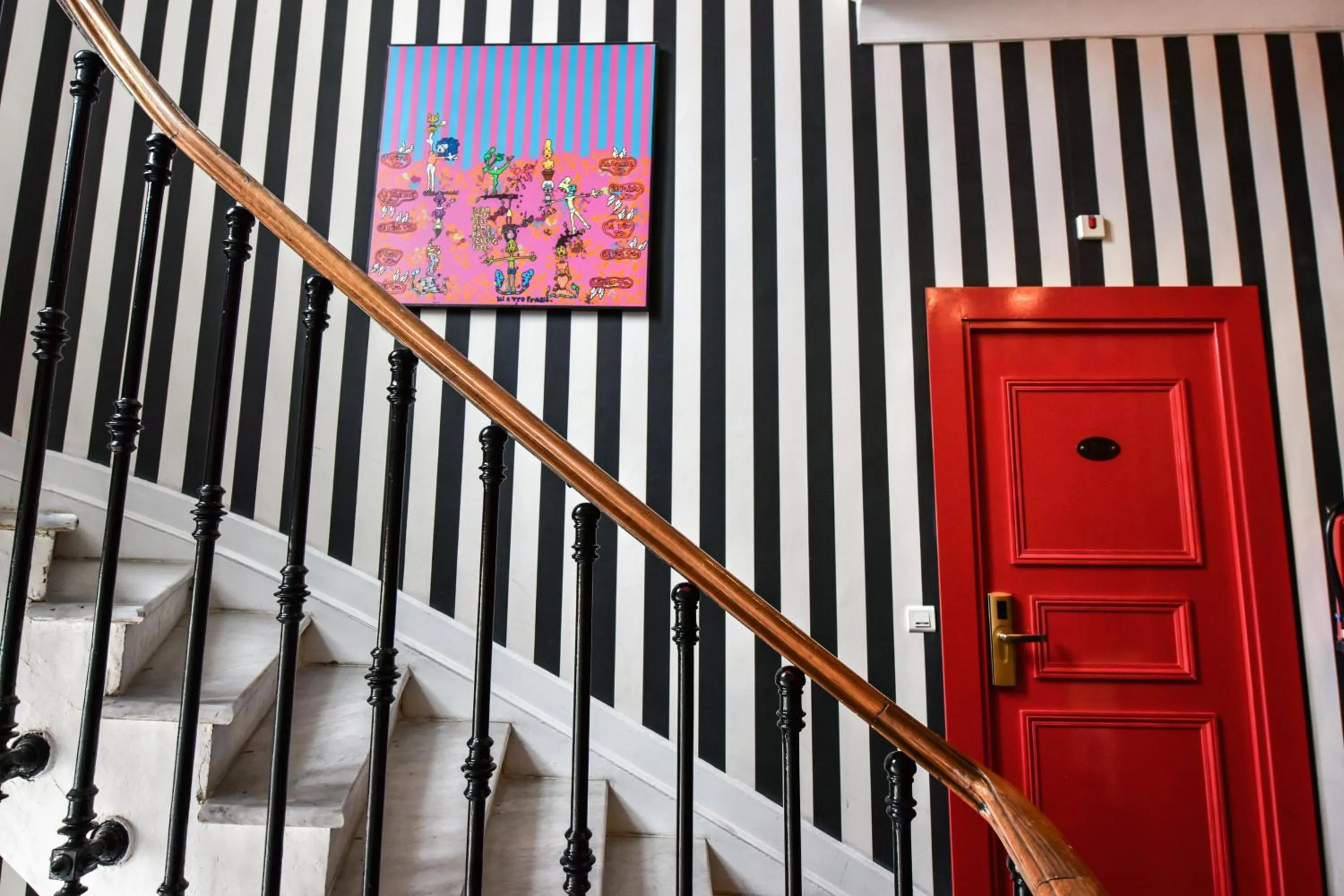 Decorative detail in Hotel Aria