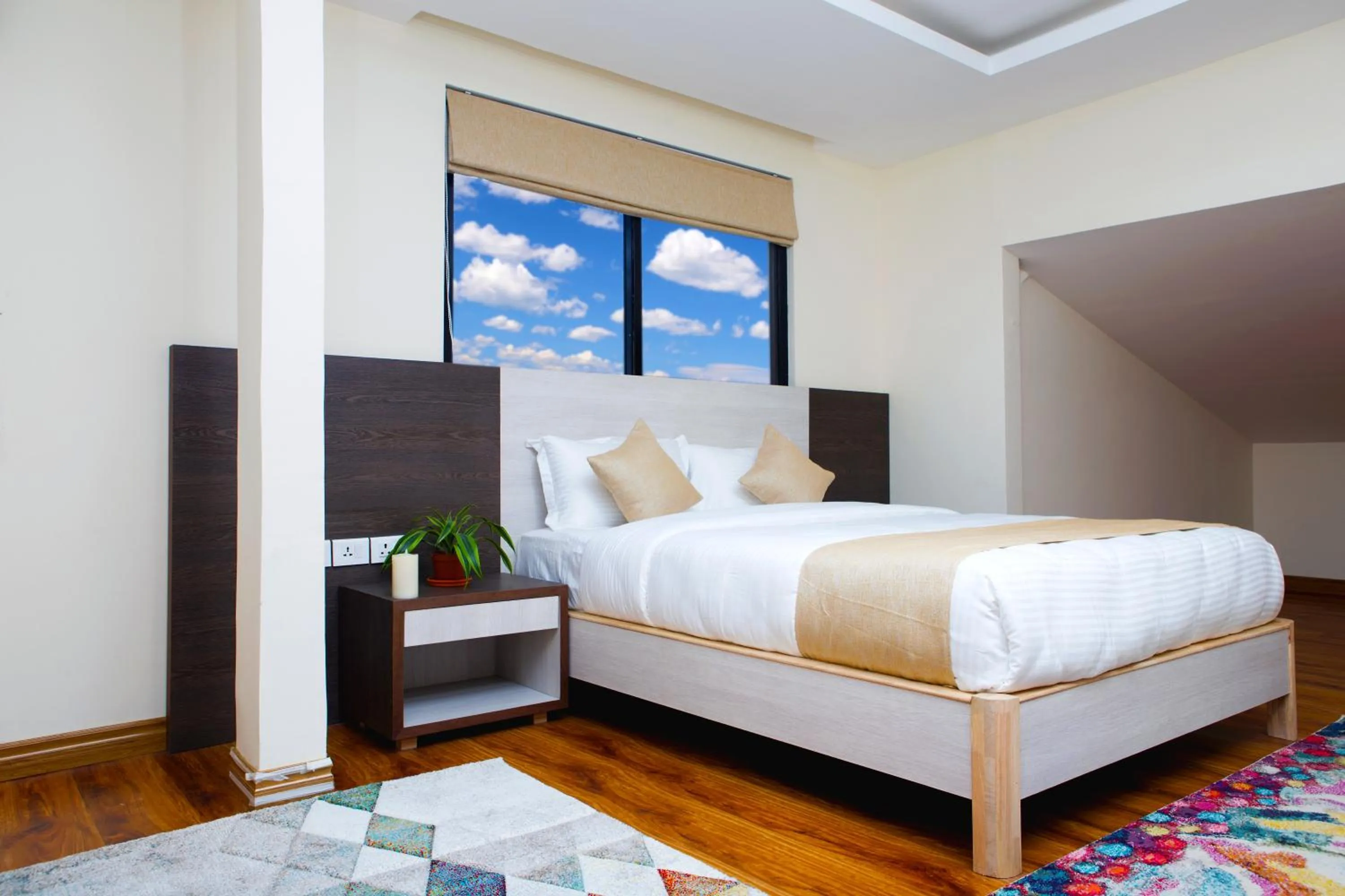 Bed in Sarovar Residency Serviced Apartment Hotel
