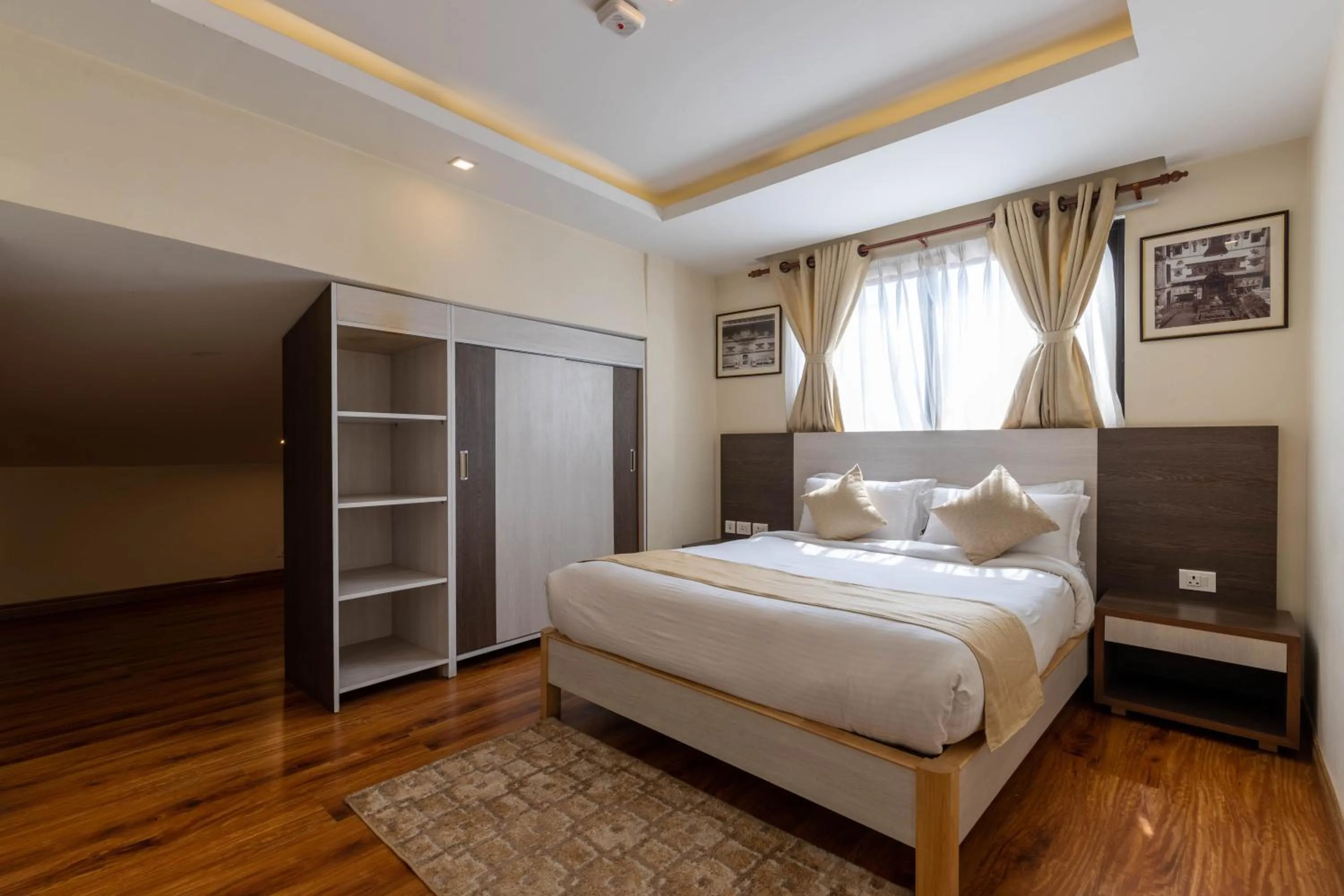 Bed in Sarovar Residency Serviced Apartment Hotel