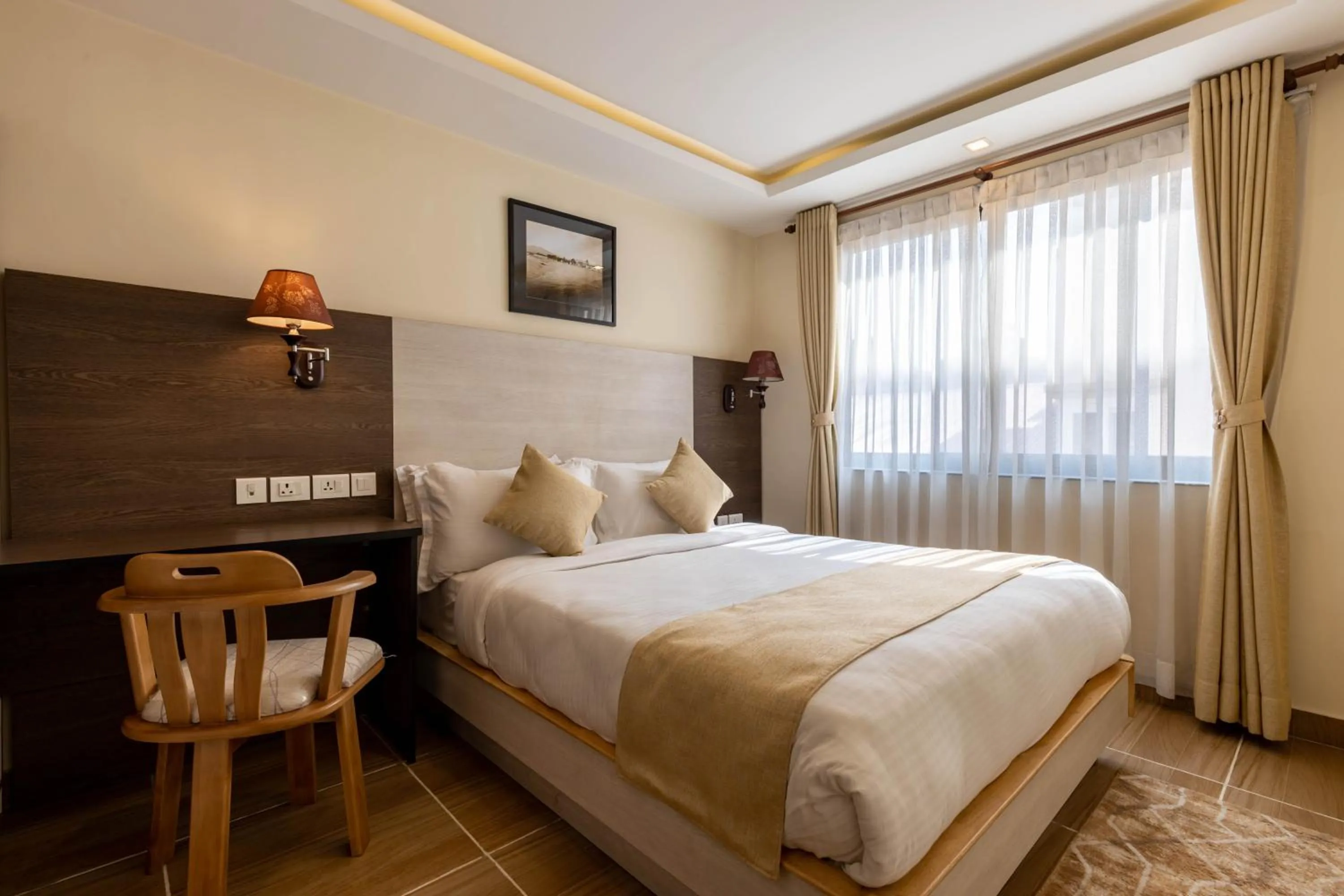 Bed in Sarovar Residency Serviced Apartment Hotel