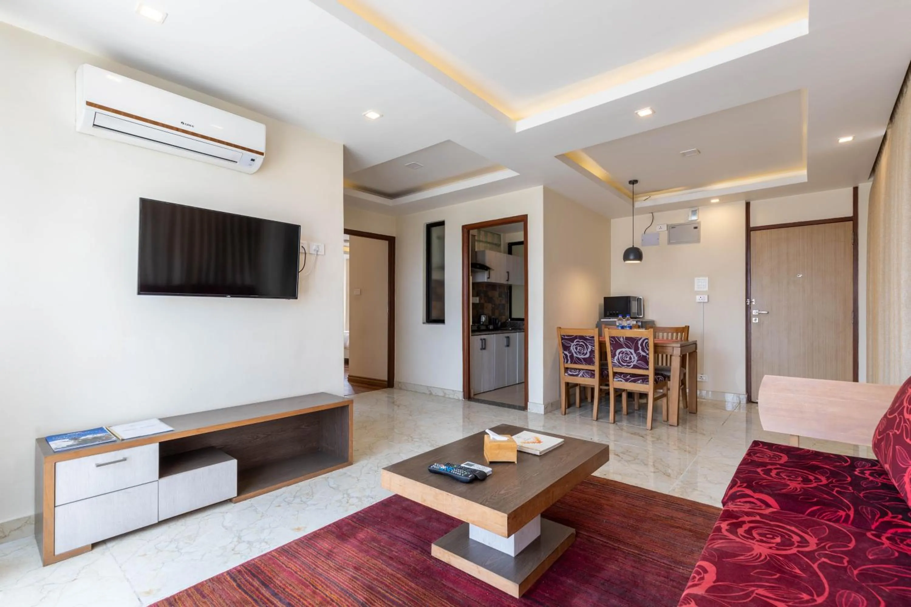 Living room in Sarovar Residency Serviced Apartment Hotel