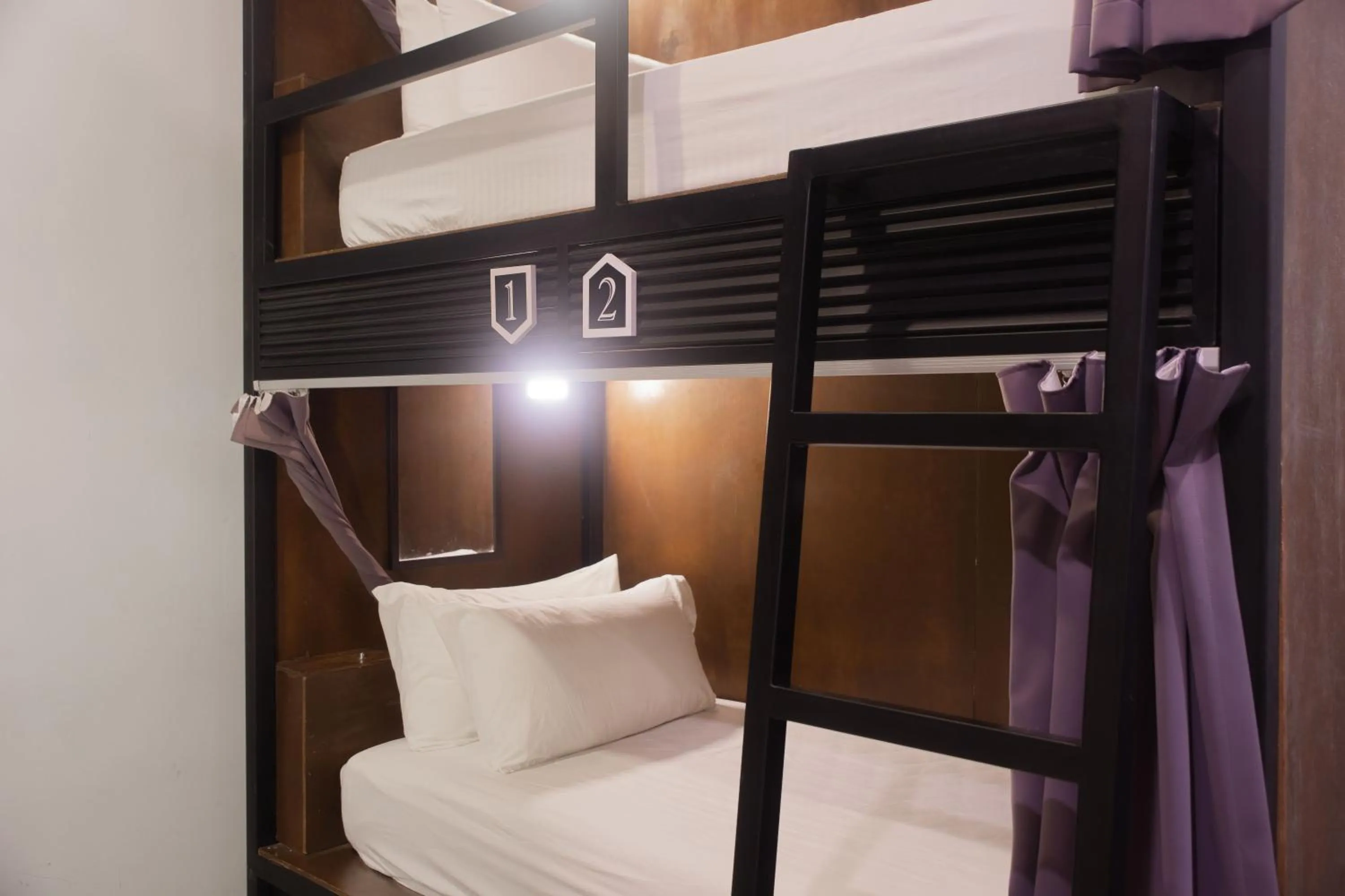 bunk bed, Bed in Sleep Here Hostel, Melaka