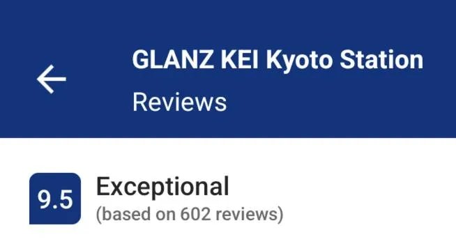 Logo/Certificate/Sign in GLANZ KEI Kyoto Station