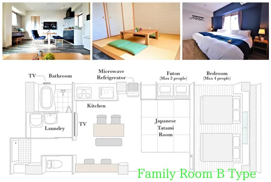 Bed in GLANZ KEI Kyoto Station