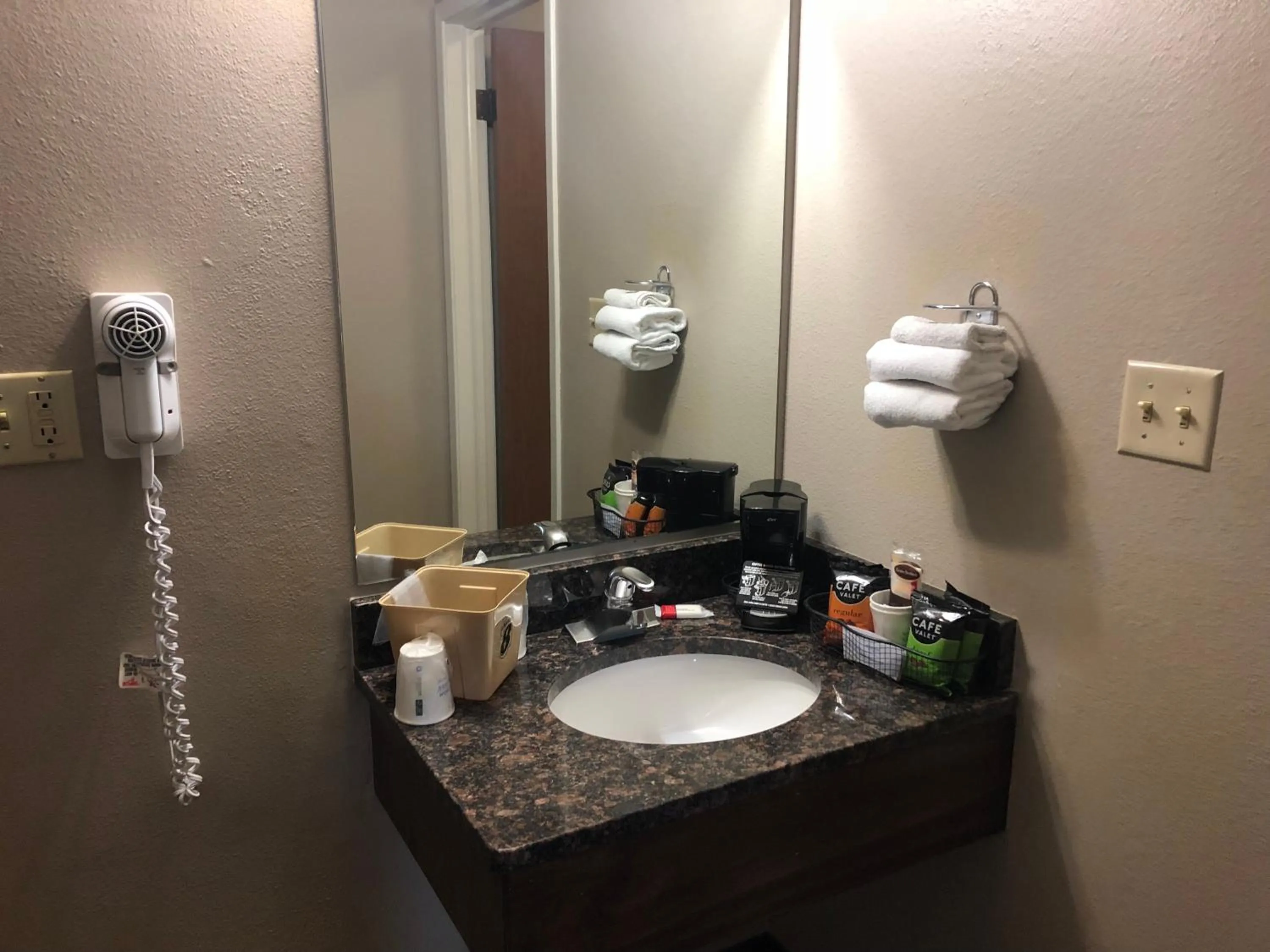 Bathroom in Super 8 by Wyndham Pocatello