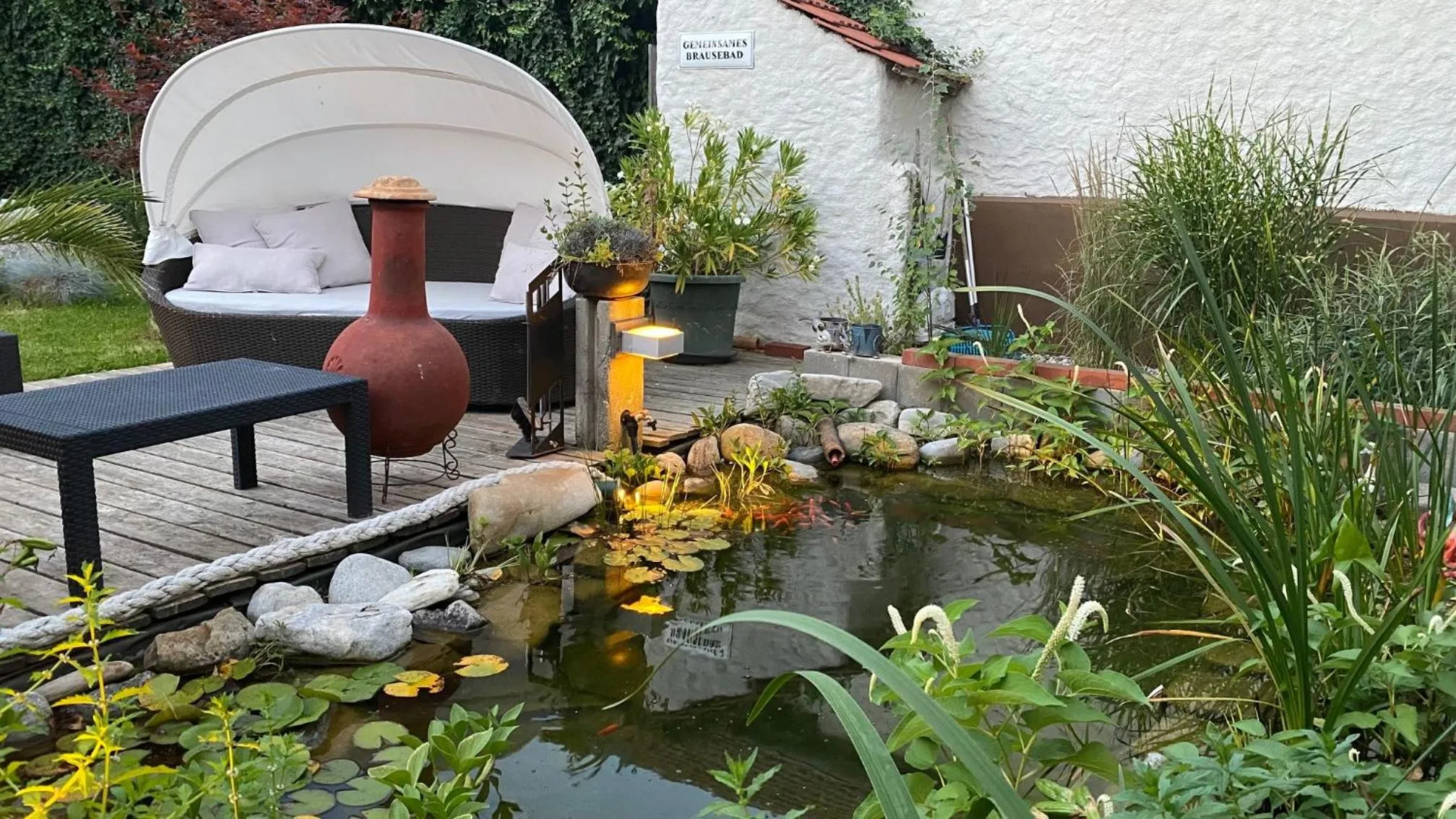 Balcony/Terrace in Auszeit; Gästehaus & mehr