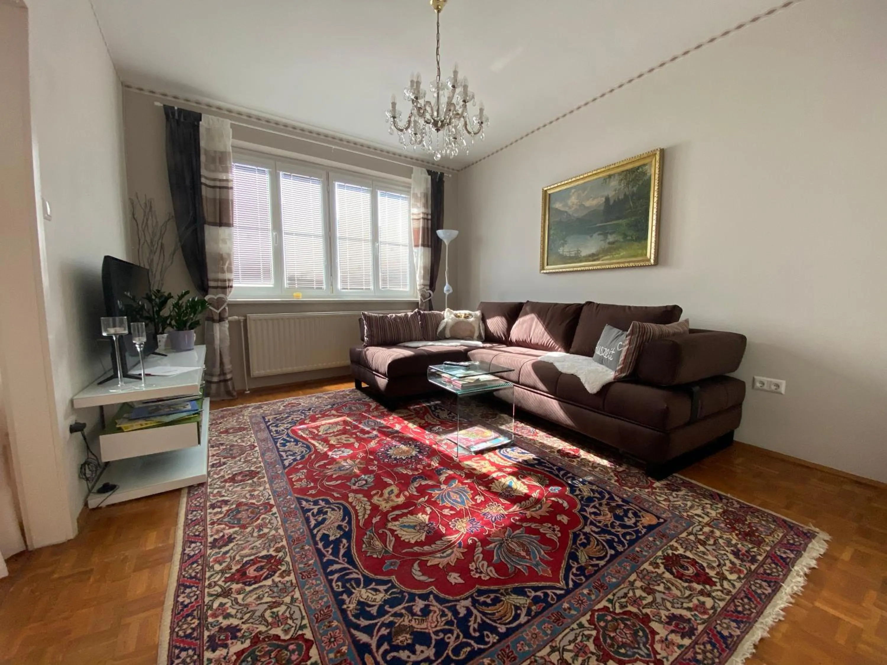 Living room in Auszeit; Gästehaus & mehr