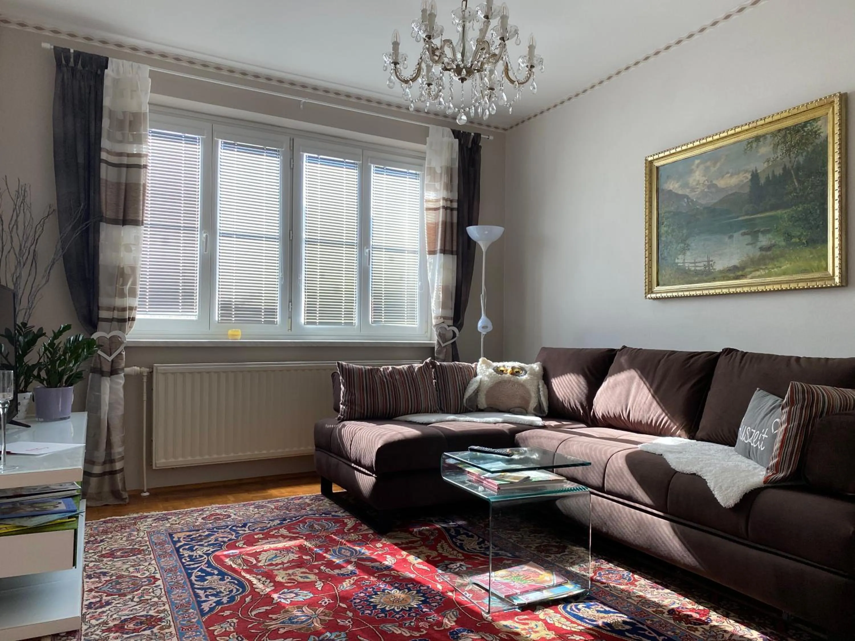 Living room in Auszeit; Gästehaus & mehr