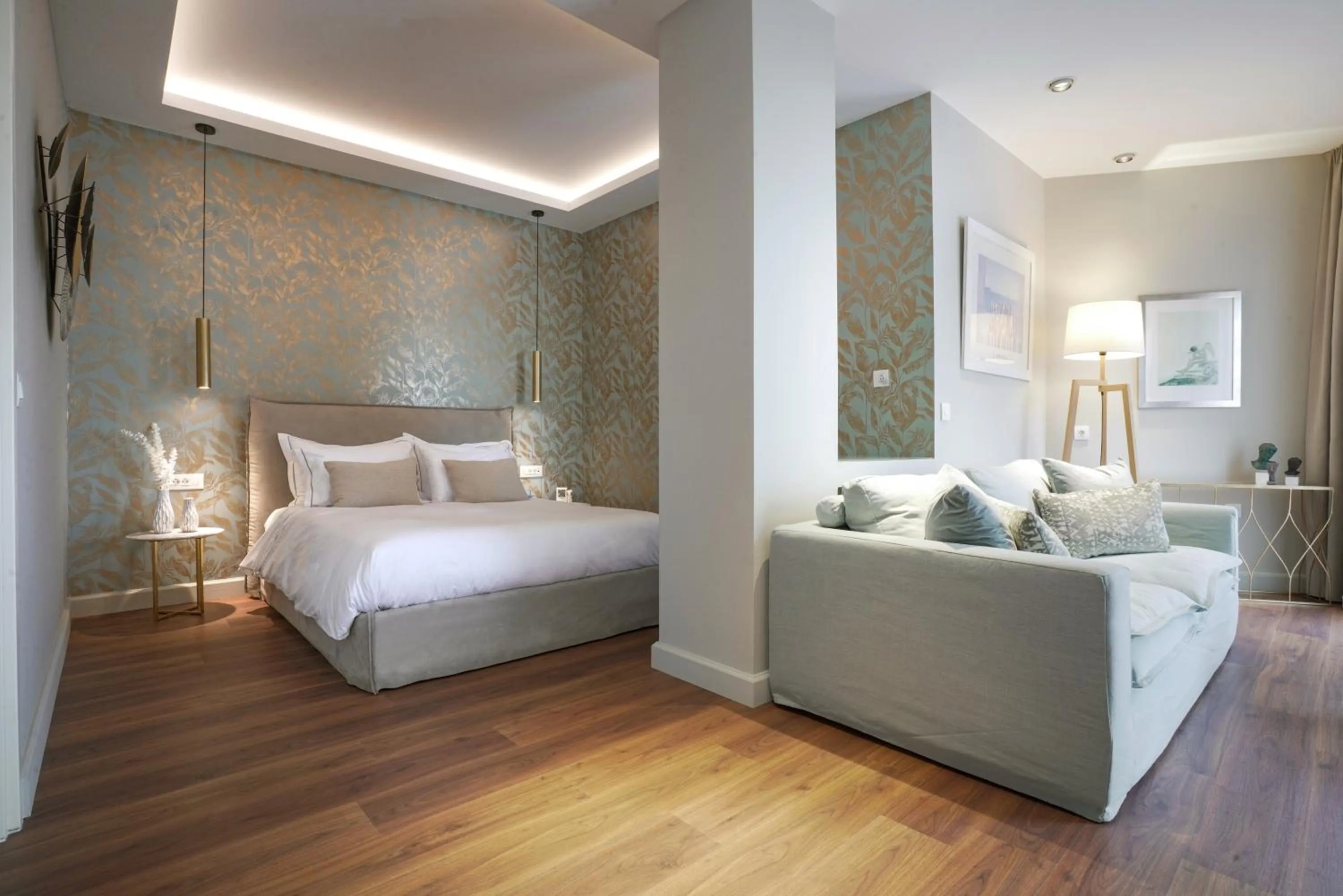 Bed in Pafsilipon Suites