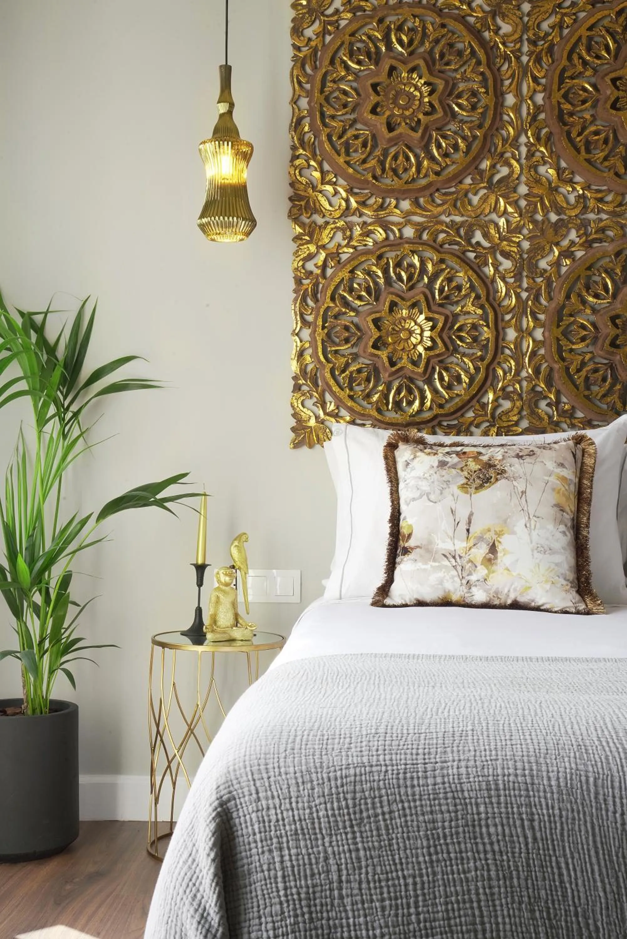 Bed in Pafsilipon Suites