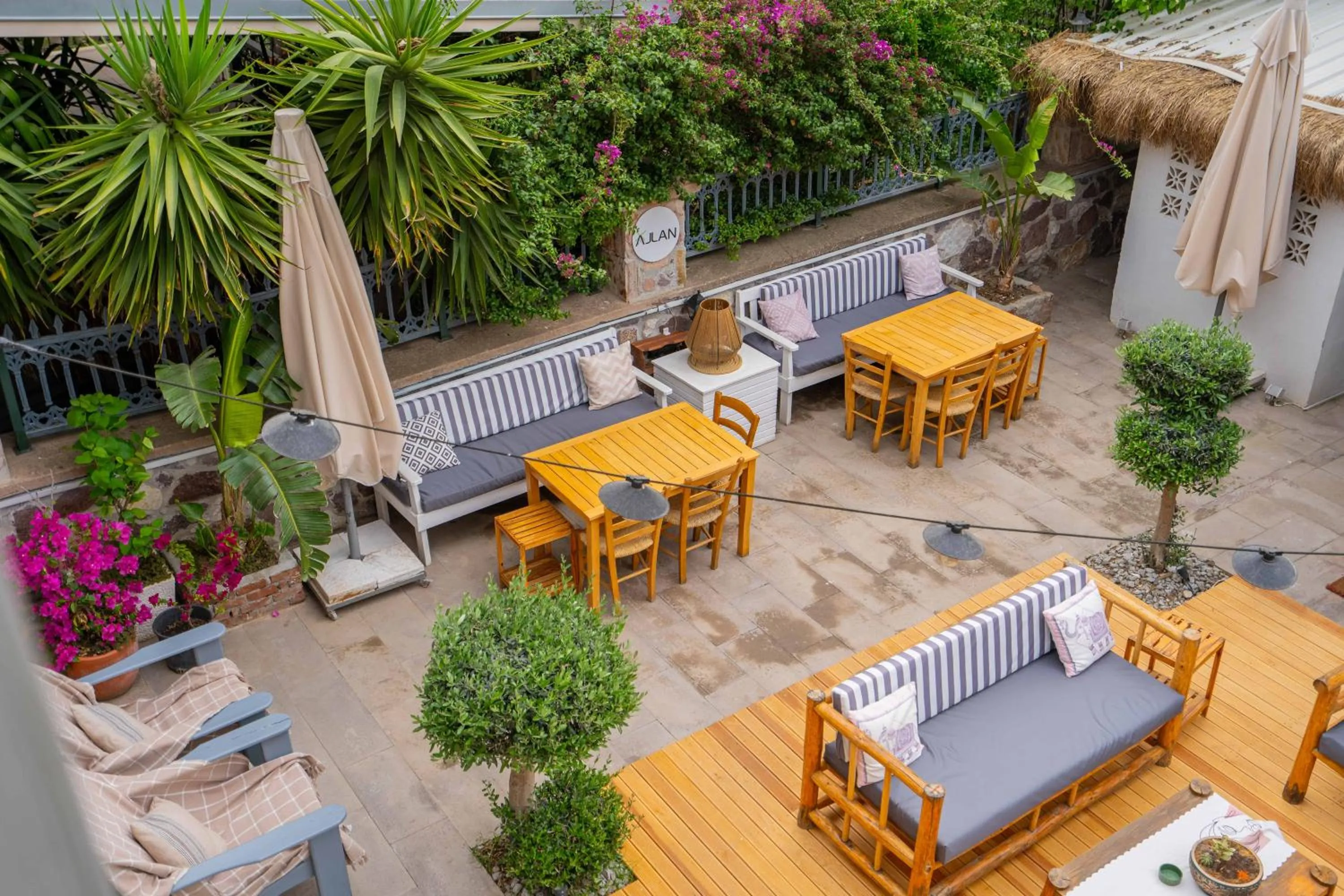 Garden view in Ajlan Hotel Cunda