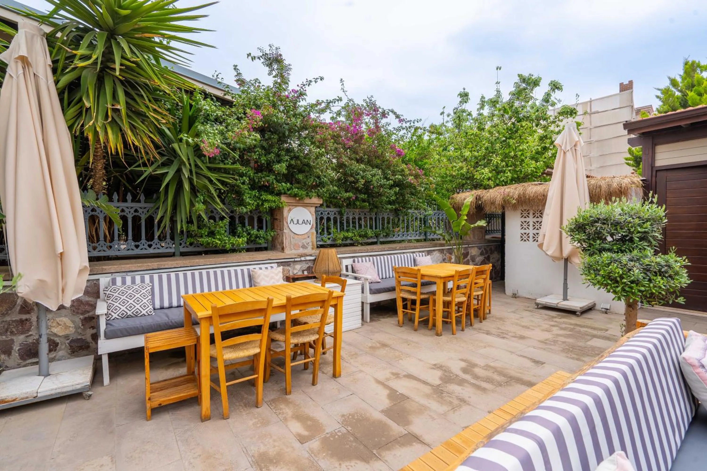 Garden view in Ajlan Hotel Cunda