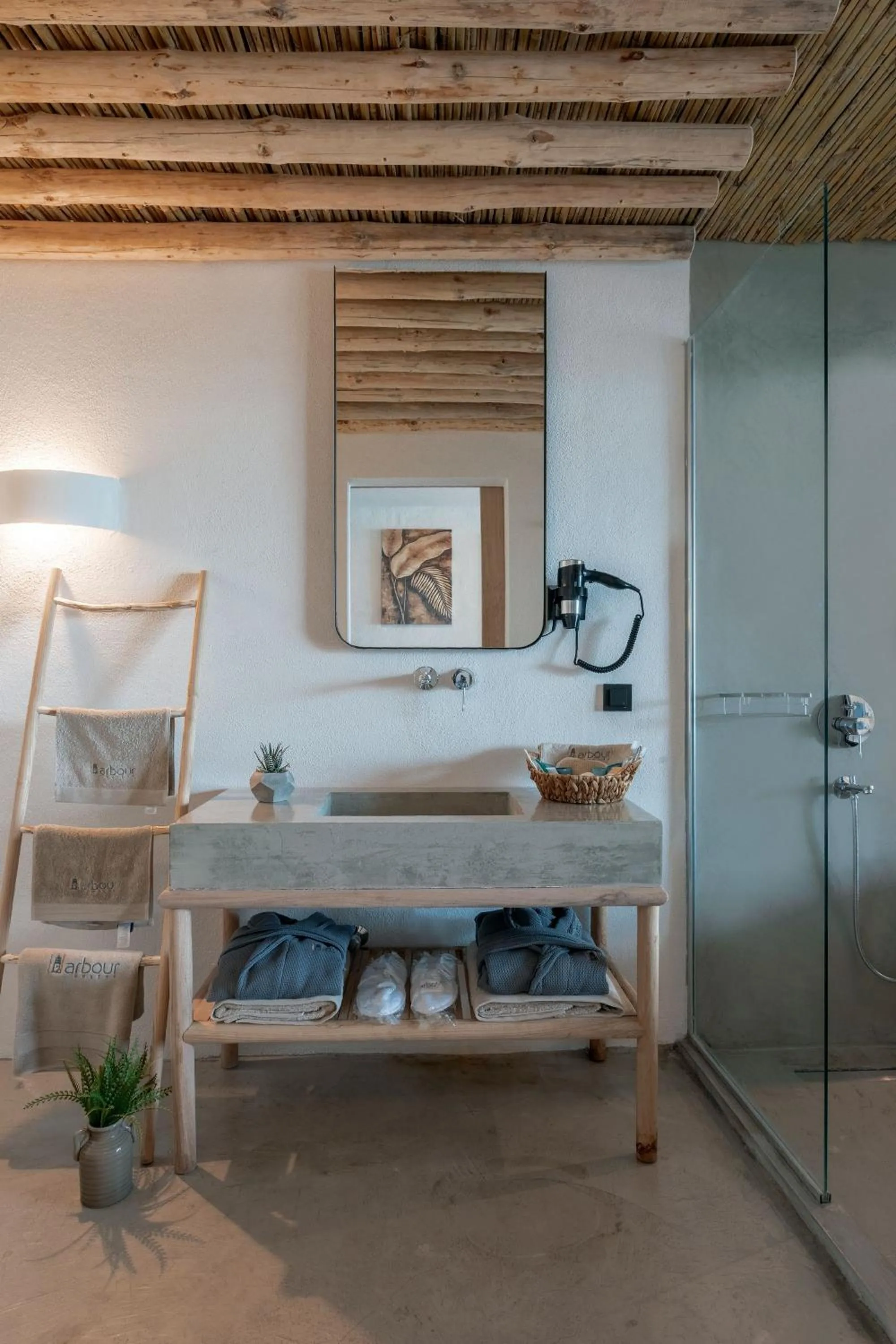 Bathroom, Bed in Harbour Suites Fethiye