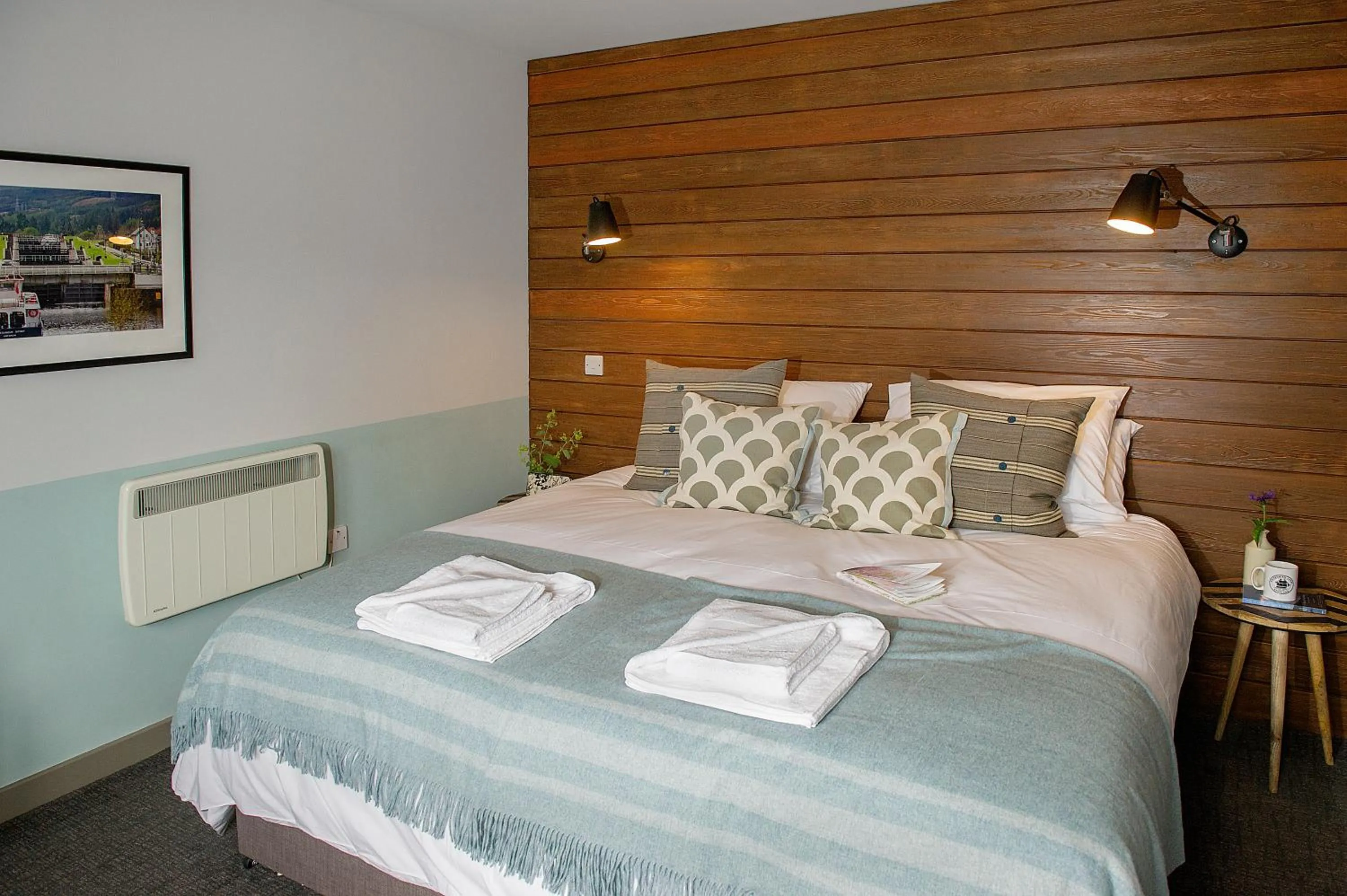 Bed in Lock Chambers, Caledonian Canal Centre