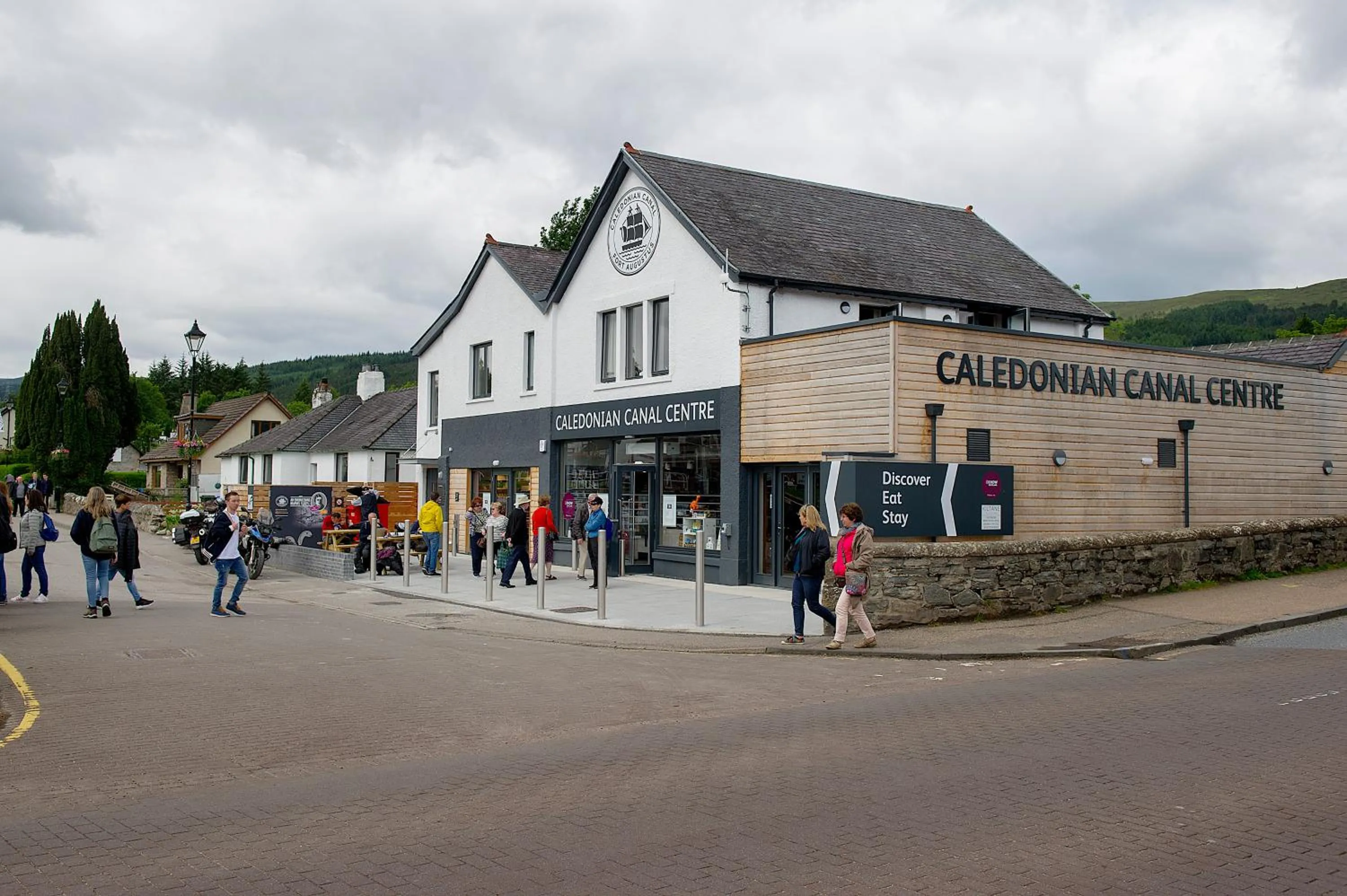 Property building in Lock Chambers, Caledonian Canal Centre
