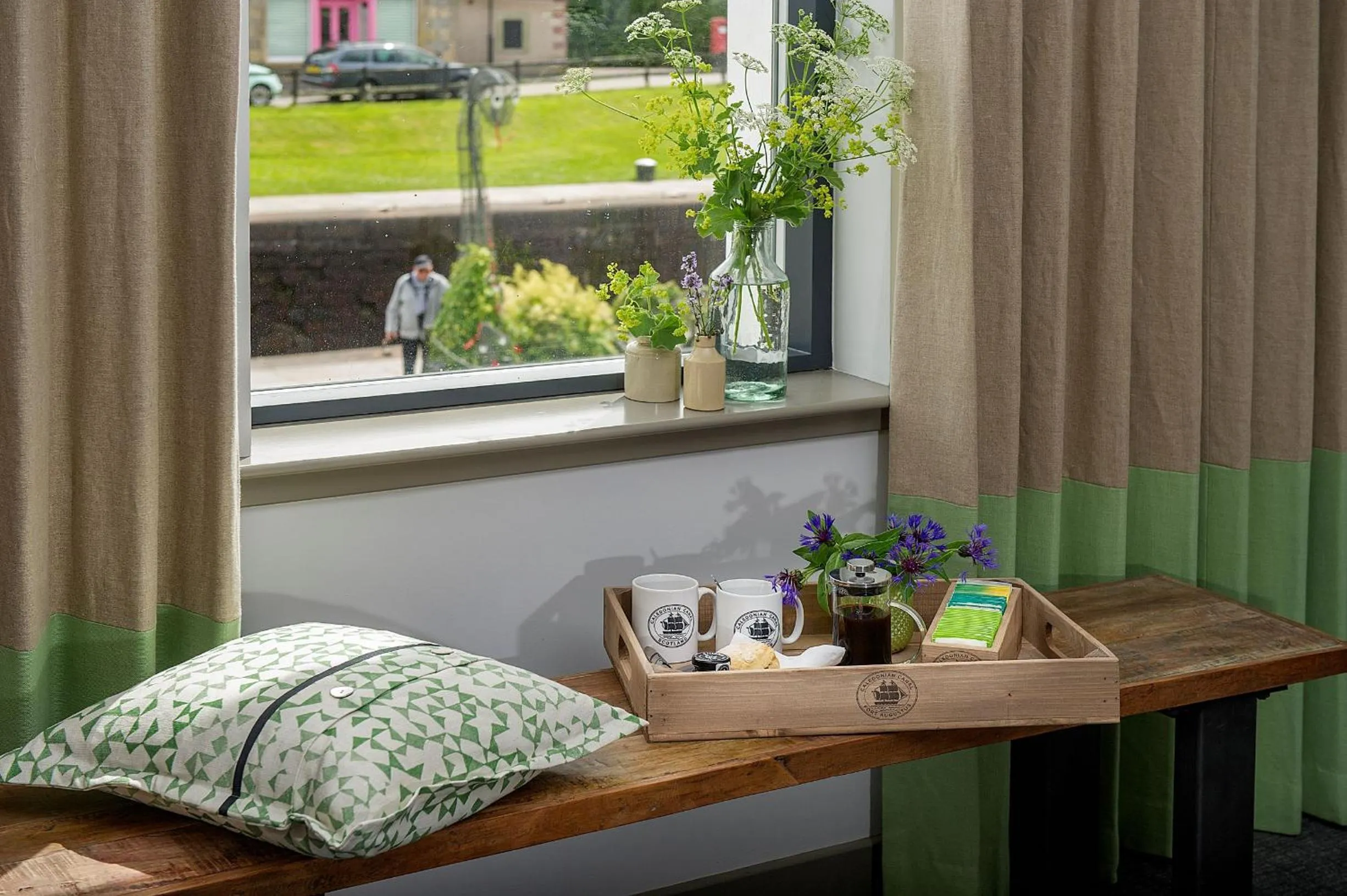 Landmark view in Lock Chambers, Caledonian Canal Centre