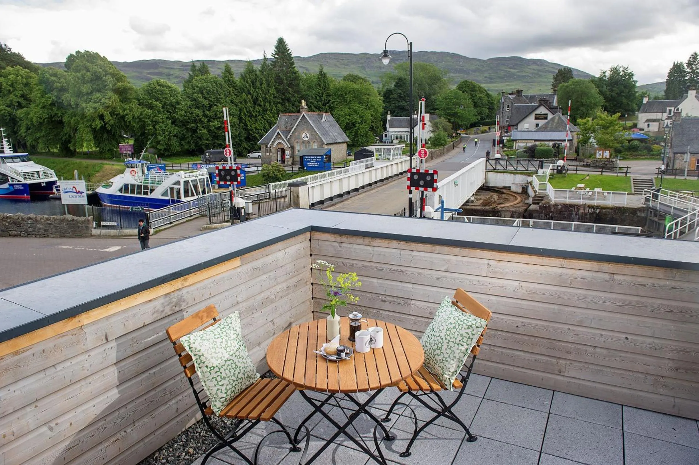View (from property/room) in Lock Chambers, Caledonian Canal Centre