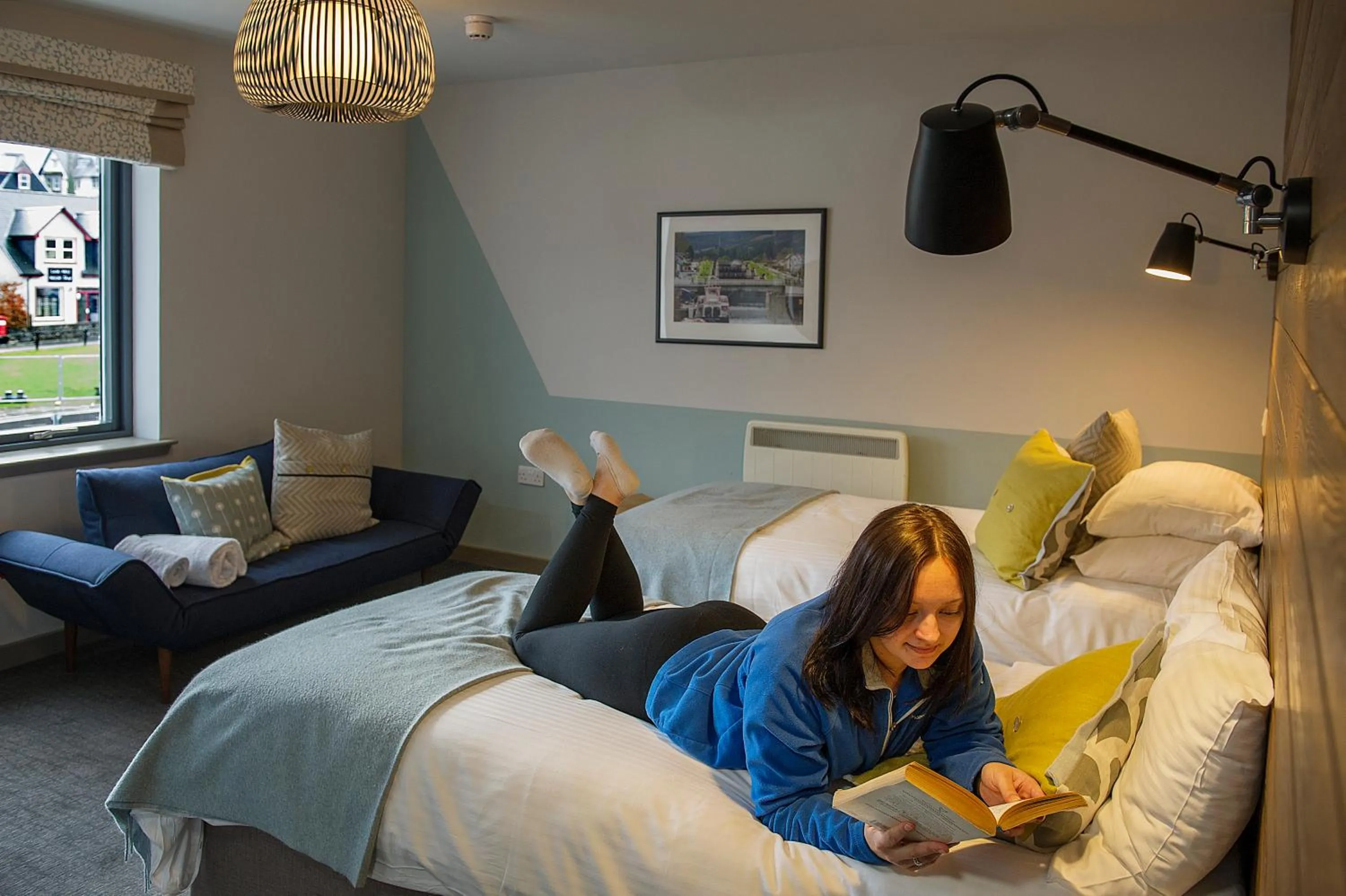 Bed in Lock Chambers, Caledonian Canal Centre