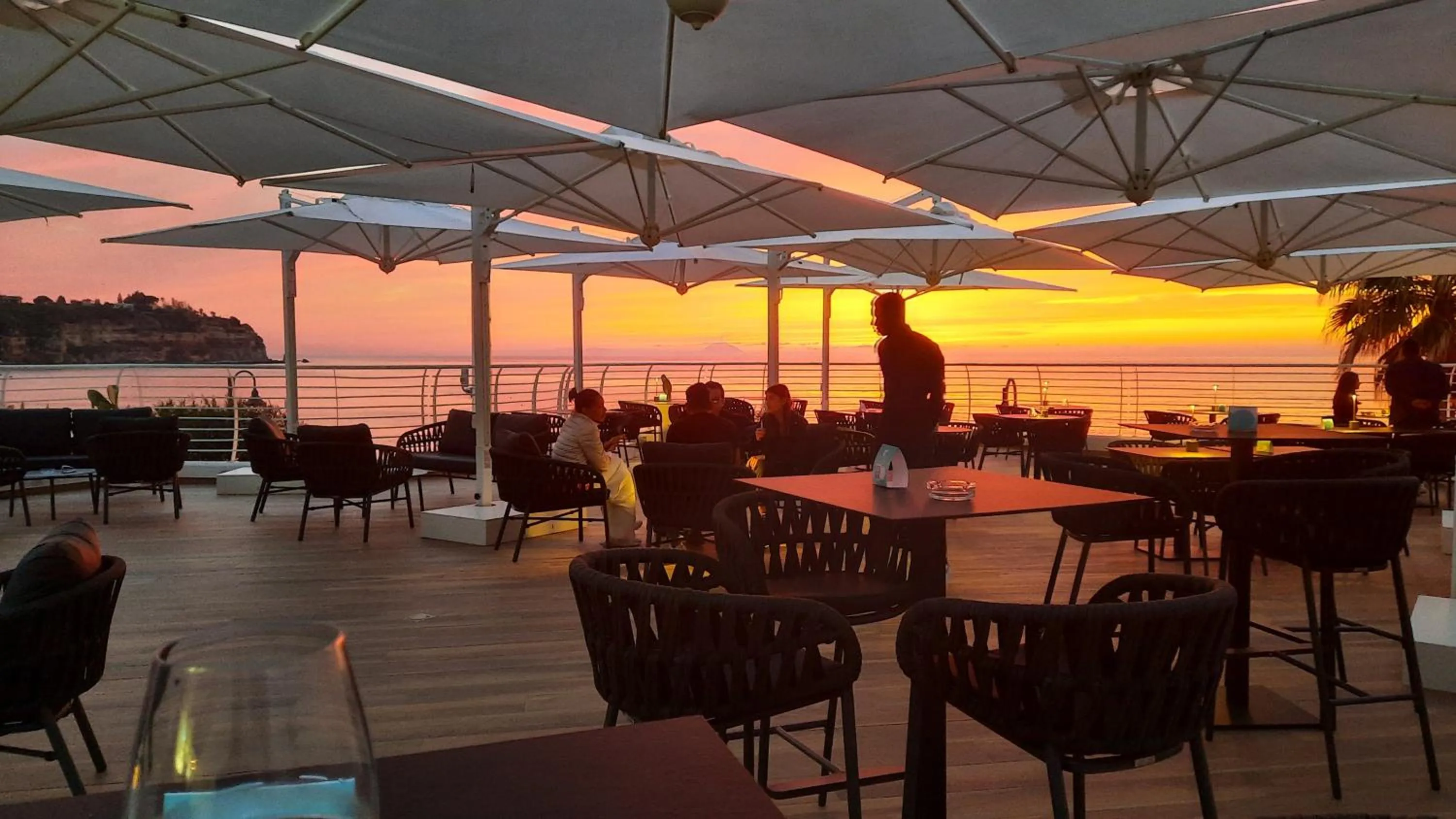 Sunset in Sunset Beach Club Tropea