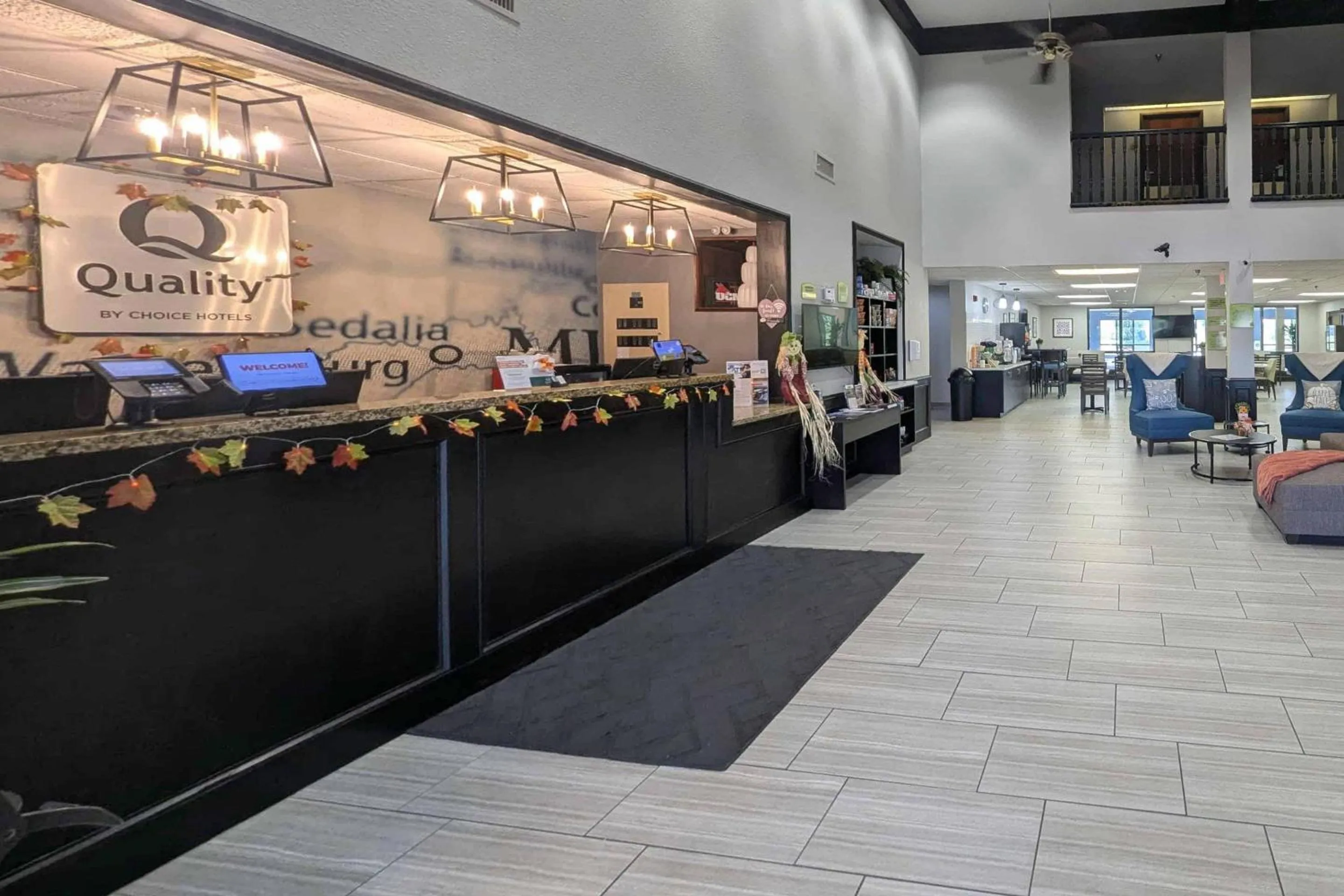 Lobby or reception in Quality Inn Warrensburg
