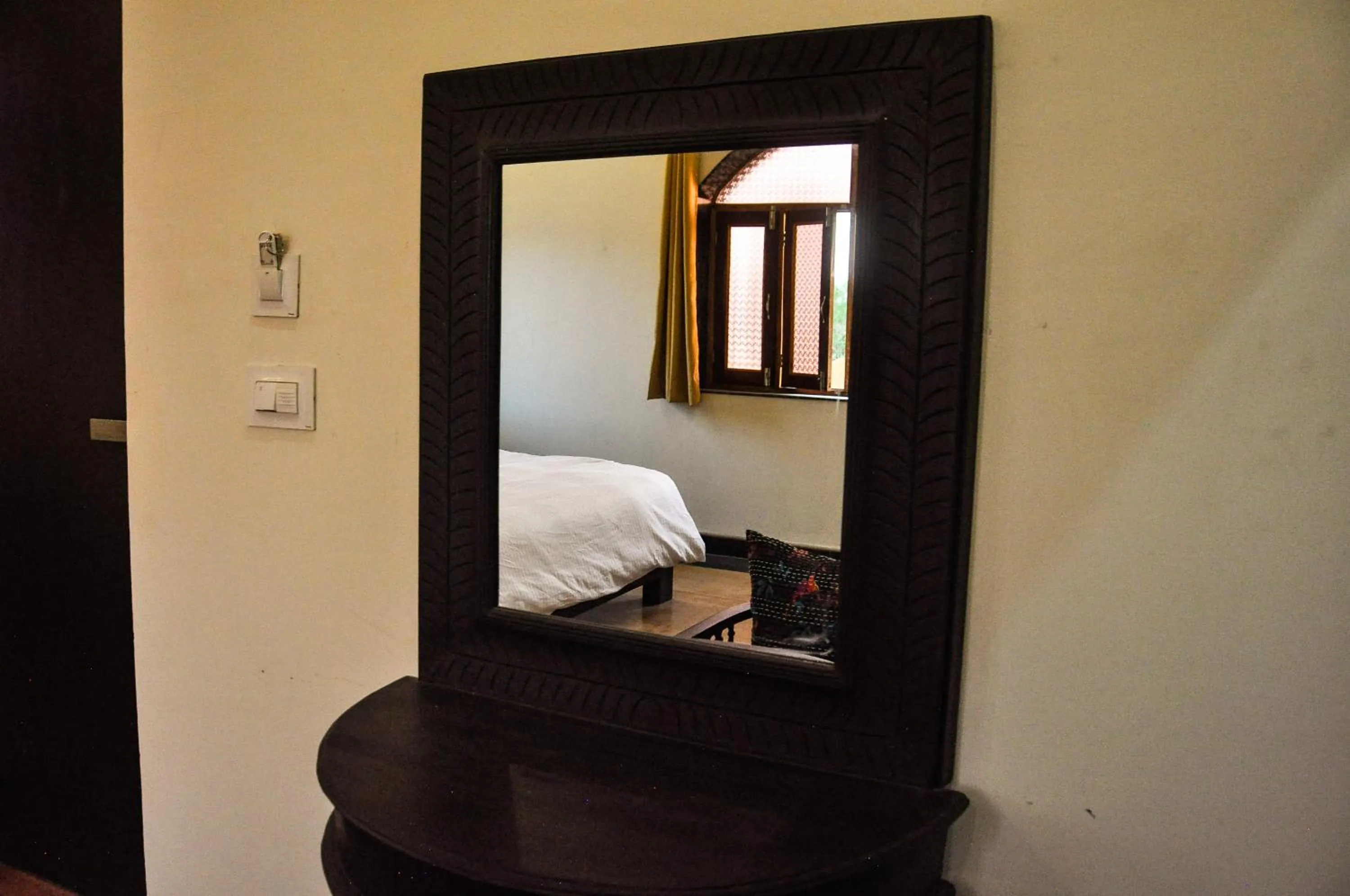 Bed in Hotel Vamdev Fort
