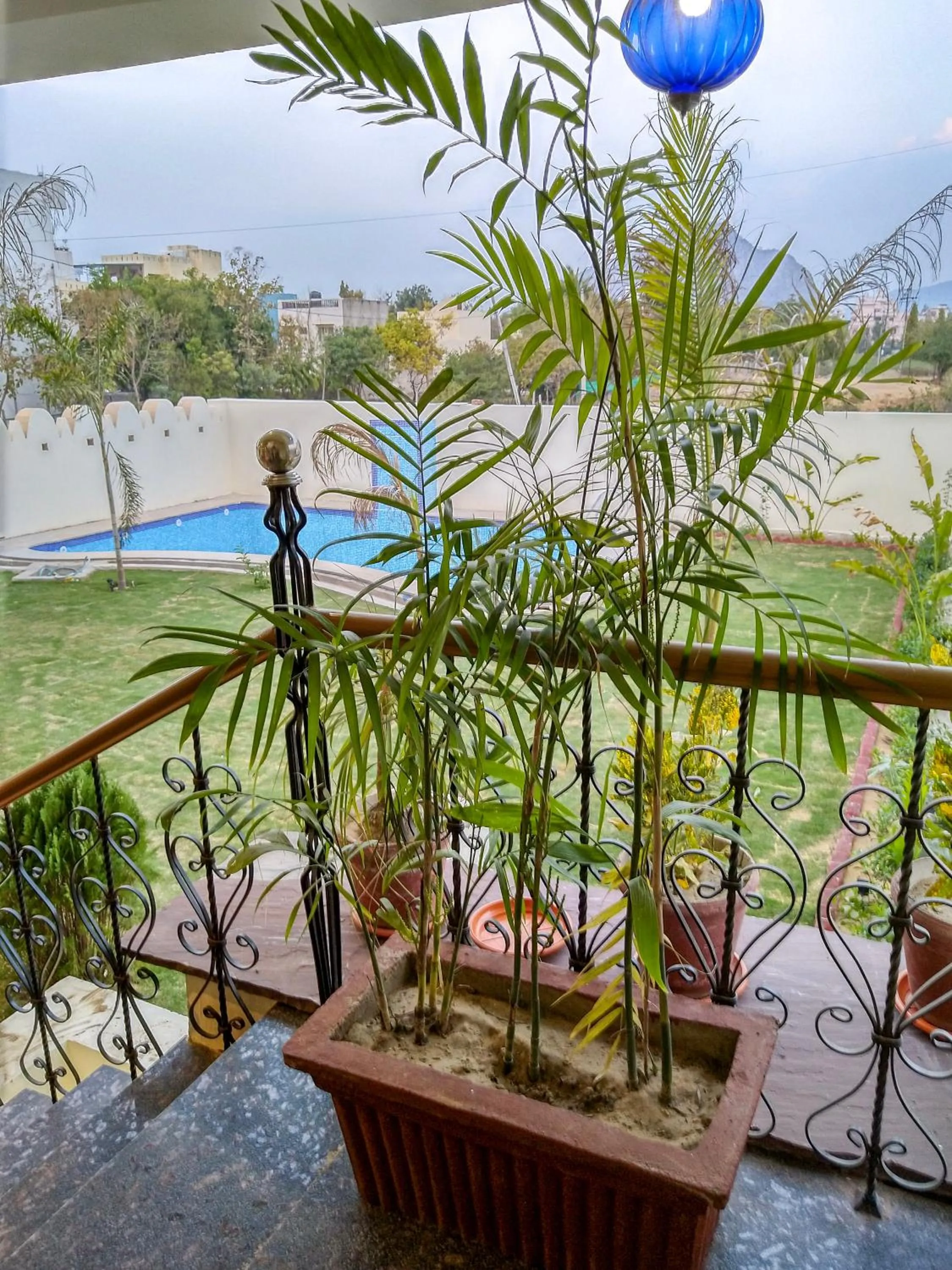 Garden view in Hotel Vamdev Fort