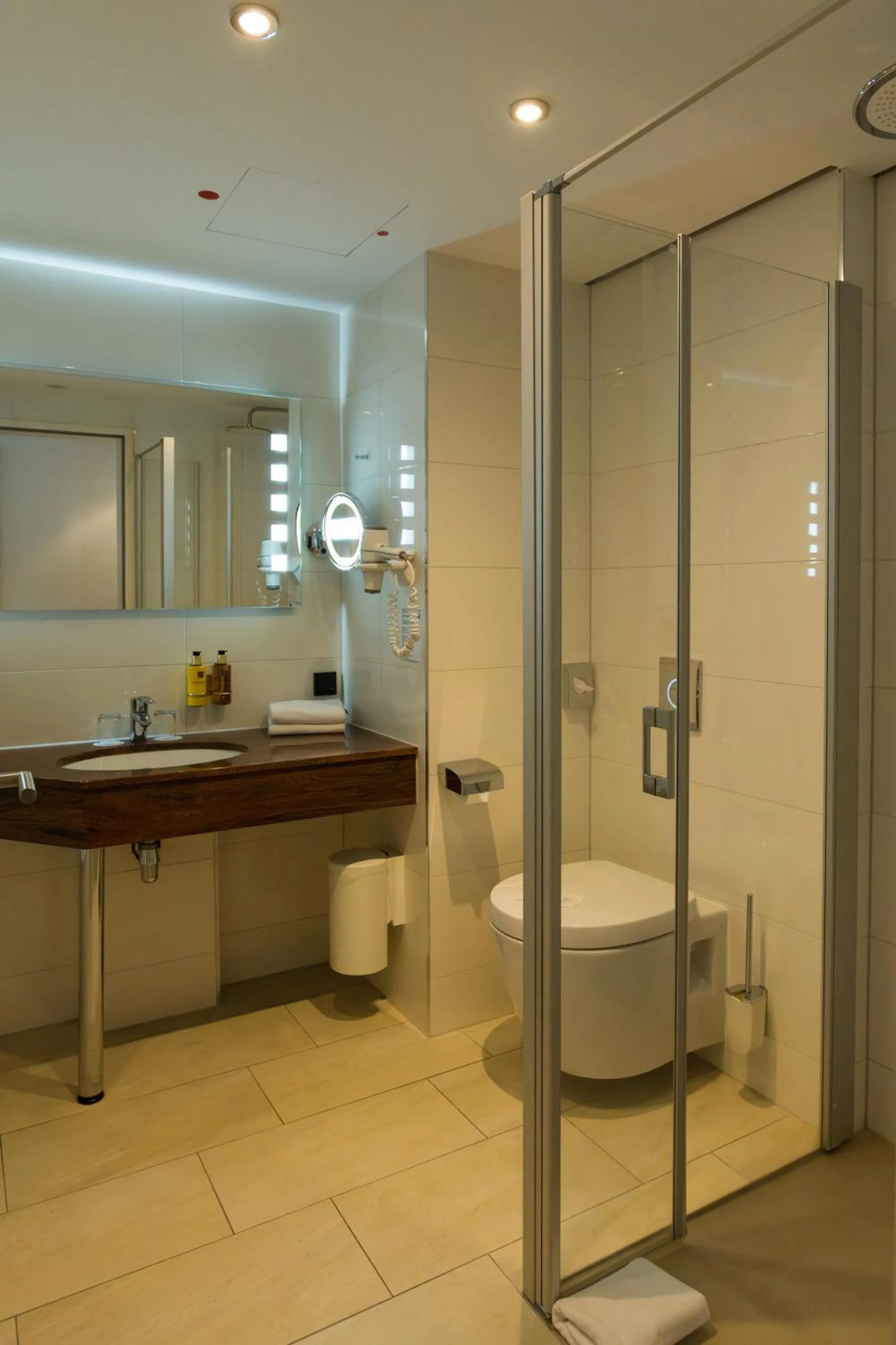 Shower in Hotel Schopenhauer Hof