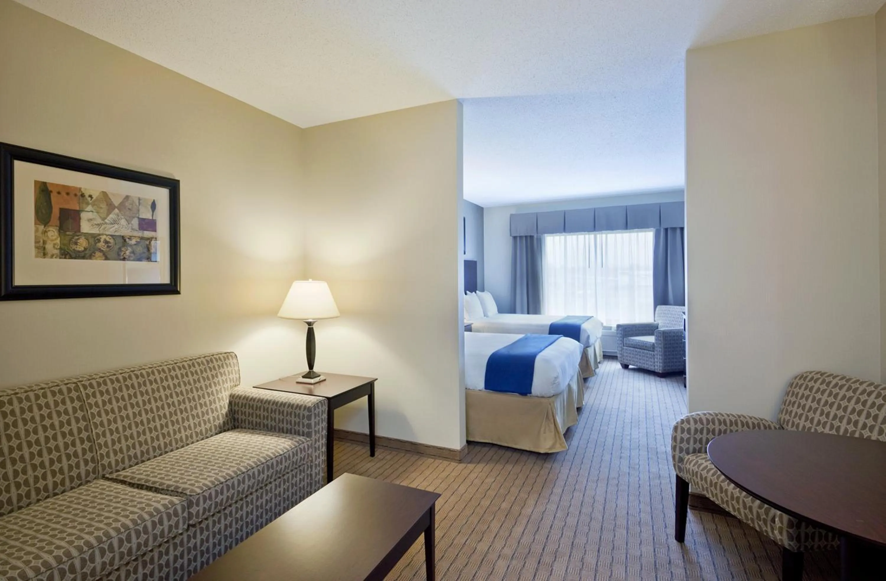 Photo of the whole room, Bed in Holiday Inn Express & Suites Malone by IHG