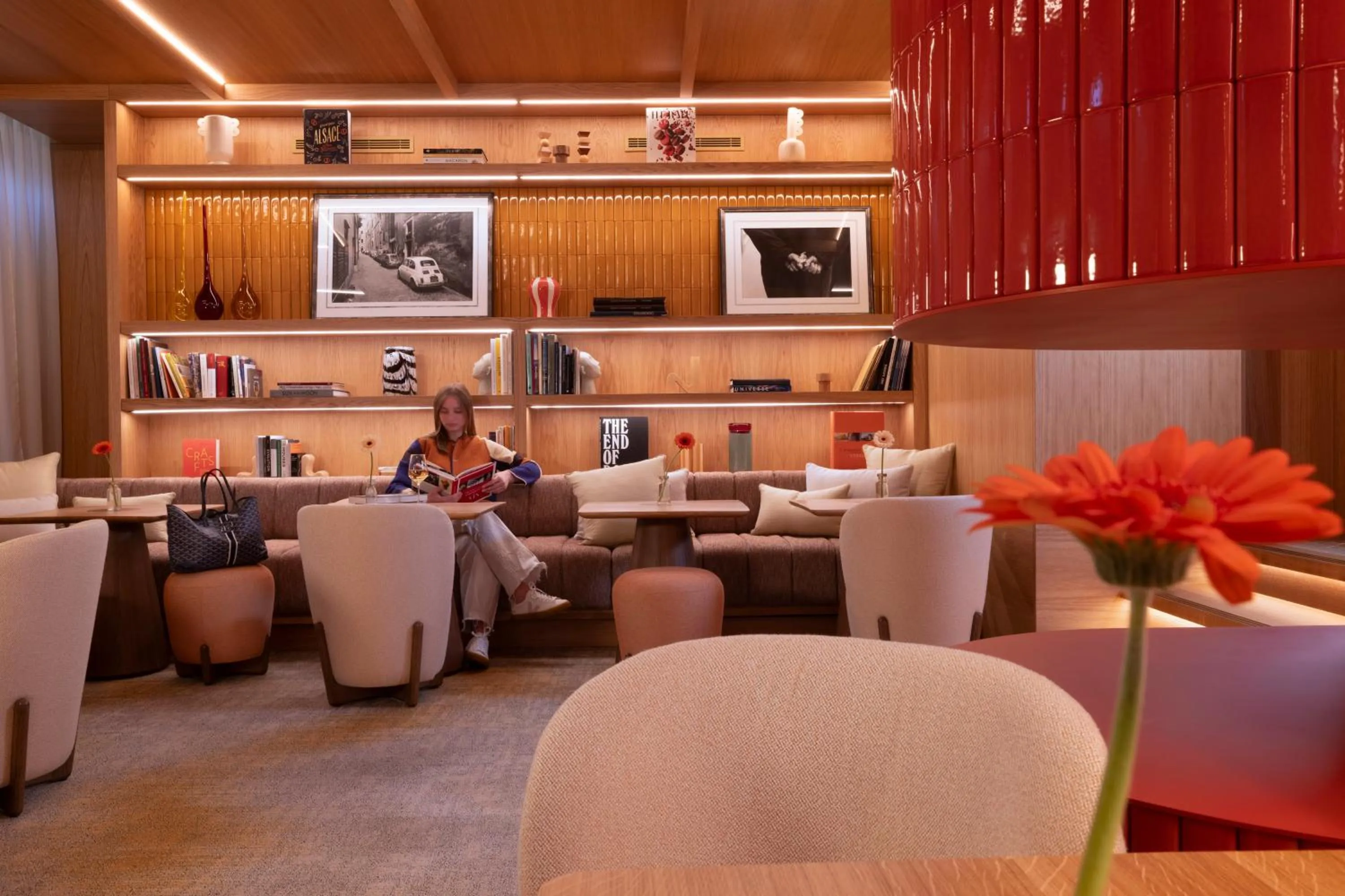 Living room in Hotel Le Colombier