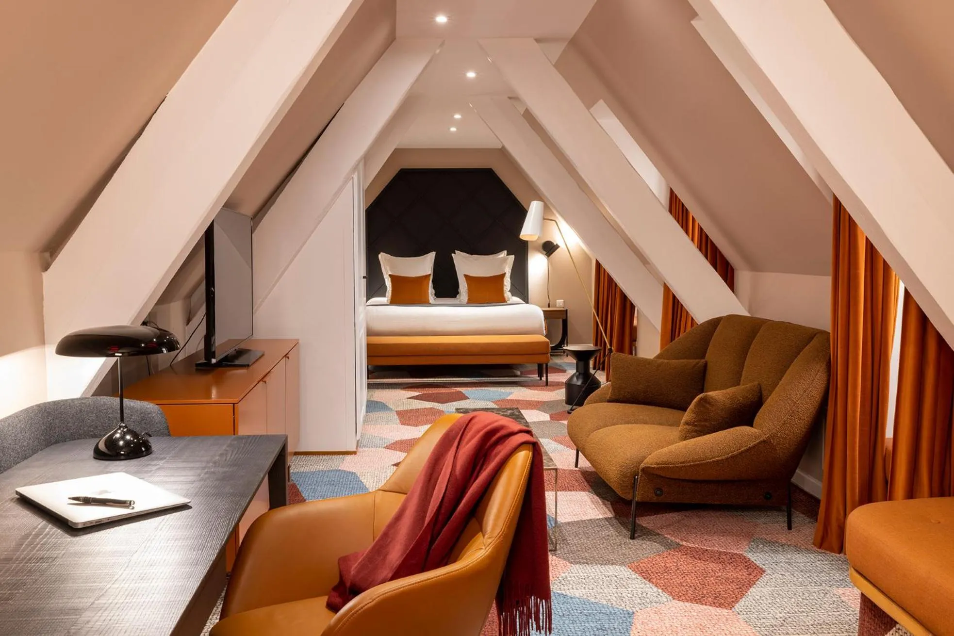 Bedroom in Hotel Le Colombier